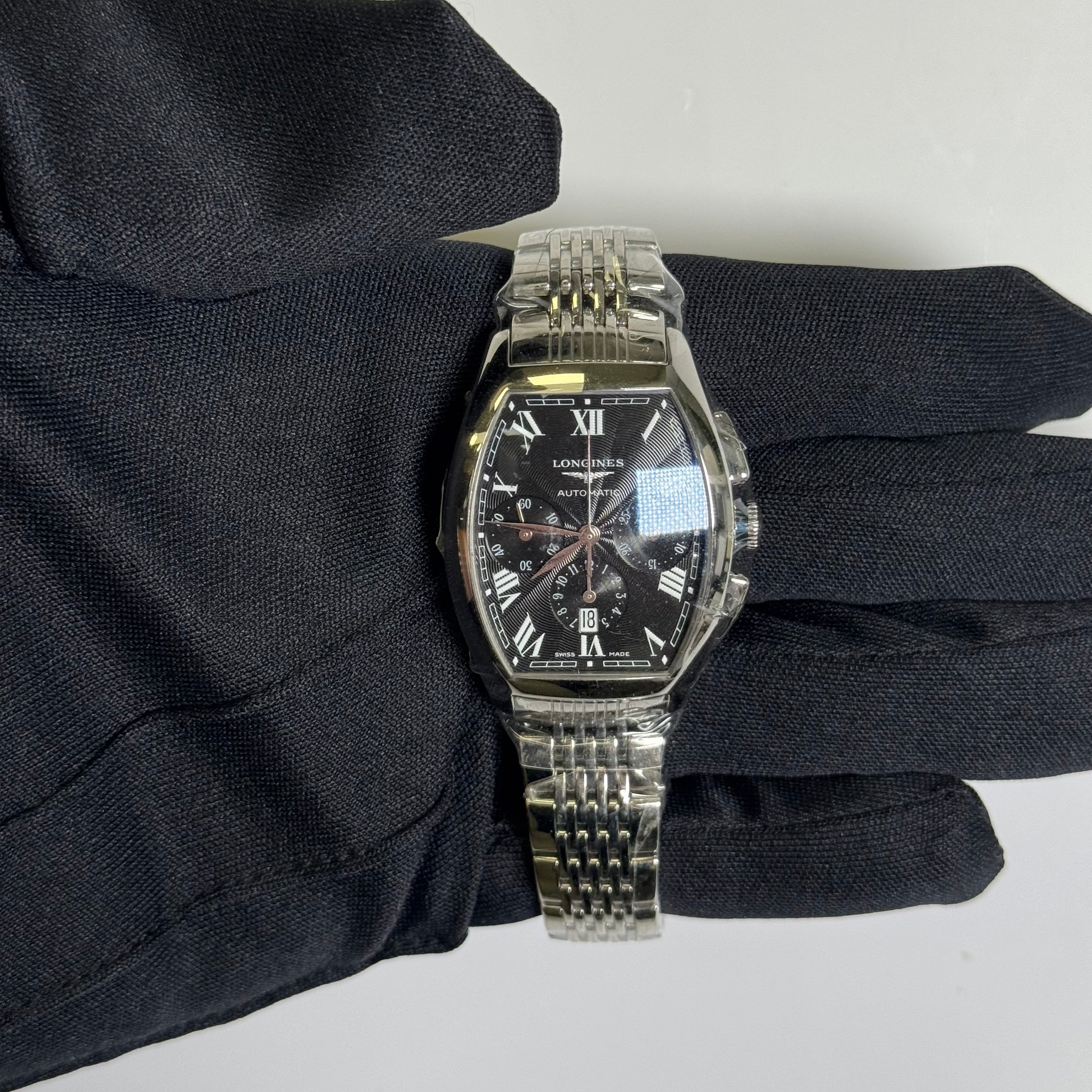 Longines Evidenza 31mm Black Dial Watch Ref#L2.156.4.51.6 - Happy Jewelers Fine Jewelry Lifetime Warranty