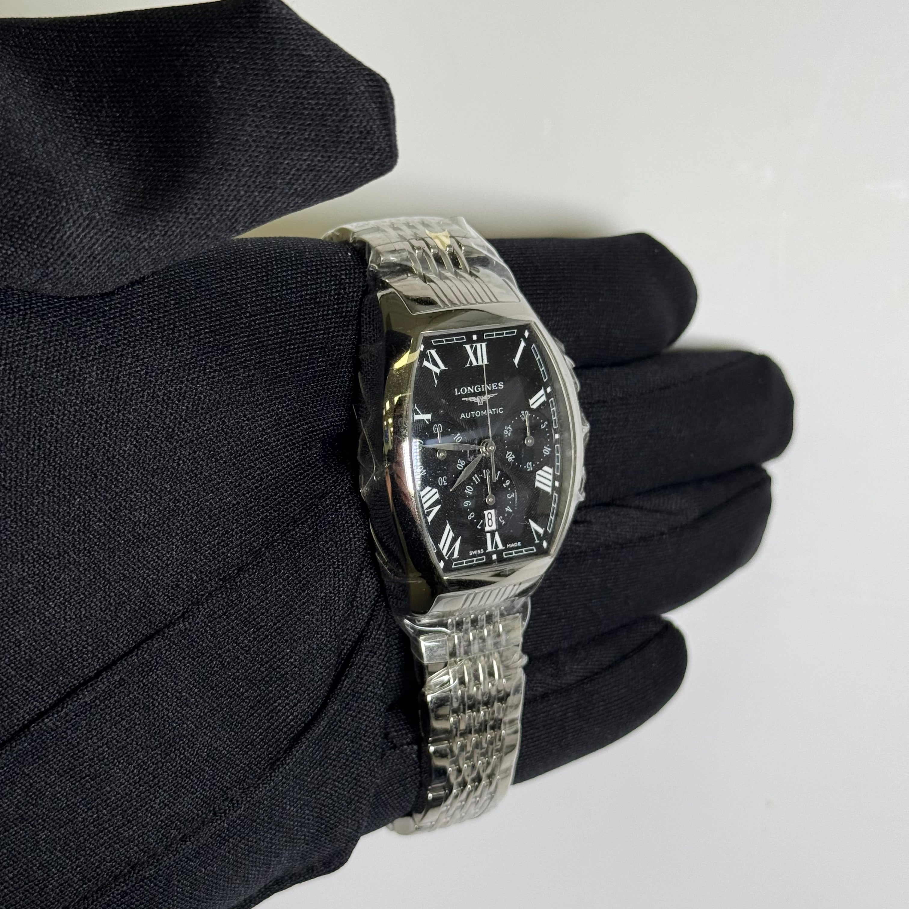 Longines Evidenza 31mm Black Dial Watch Ref#L2.156.4.51.6 - Happy Jewelers Fine Jewelry Lifetime Warranty