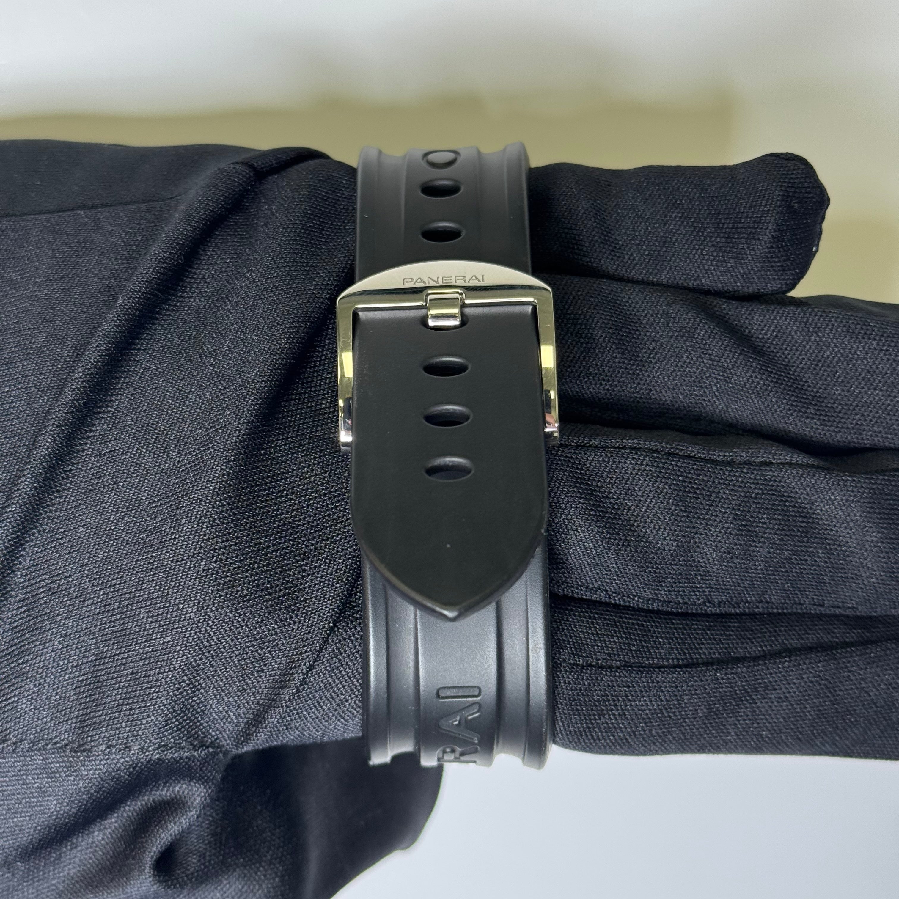 Panerai Luminor 44mm White Dial Watch Ref# PAM00114 - Happy Jewelers Fine Jewelry Lifetime Warranty