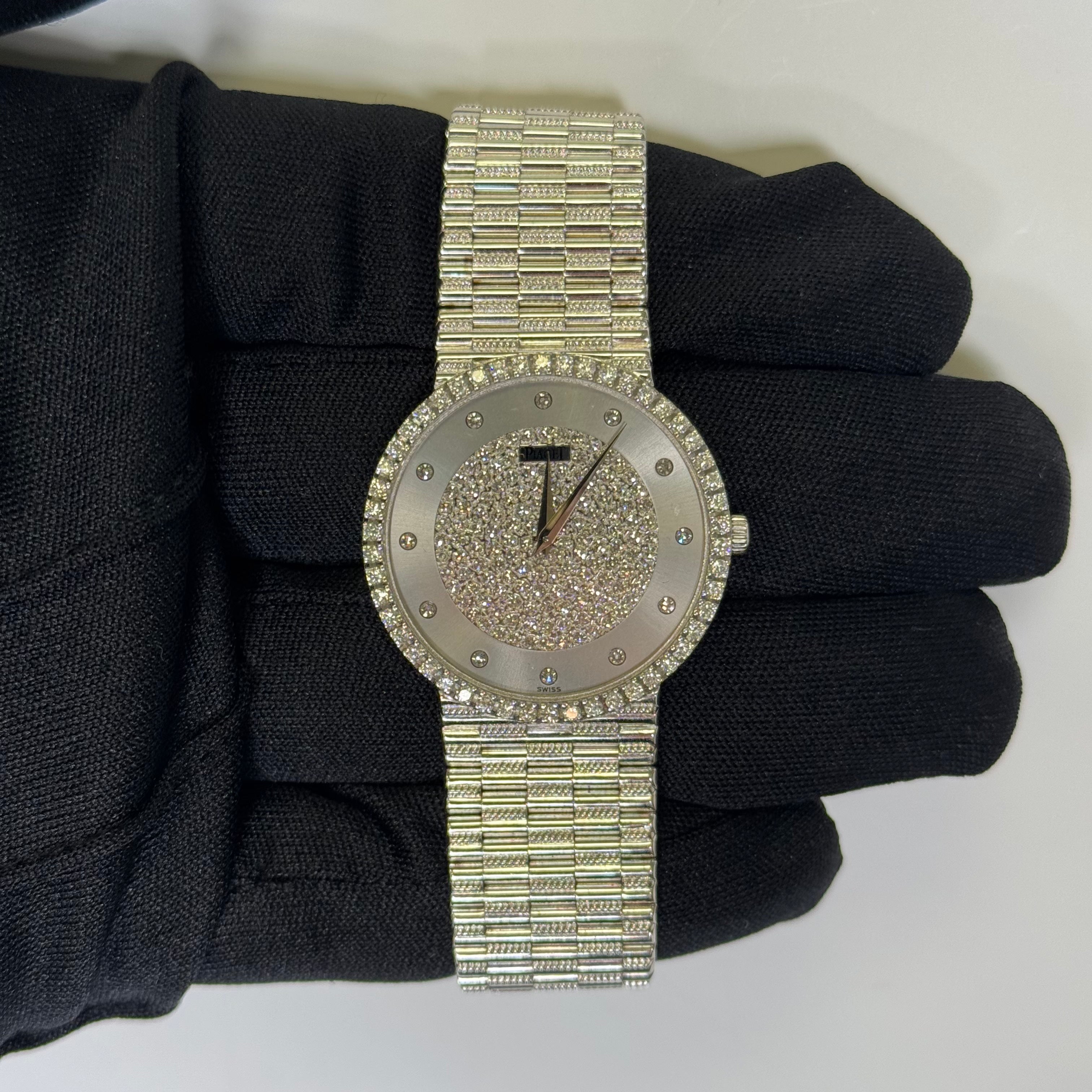 Piaget Dancer 32mm Diamond Dial Watch Ref# G0A10790 - Happy Jewelers Fine Jewelry Lifetime Warranty