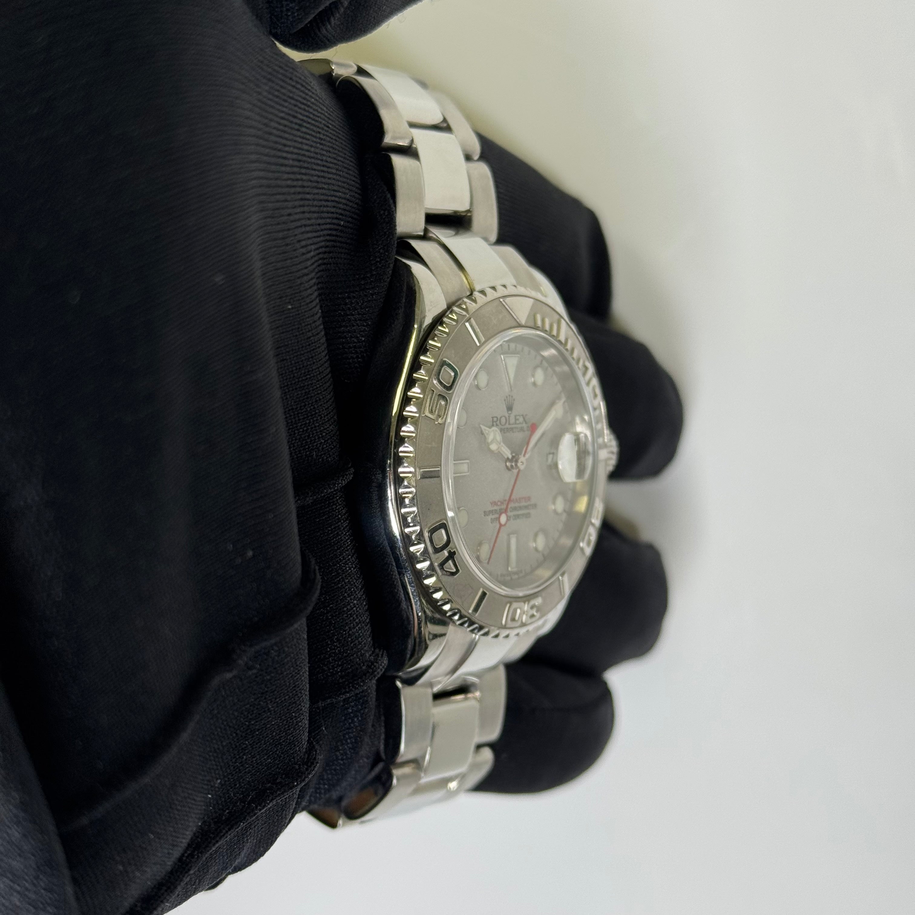 Rolex Yacht-Master 40mm Silver Dial Watch Ref# 16622 - Happy Jewelers Fine Jewelry Lifetime Warranty