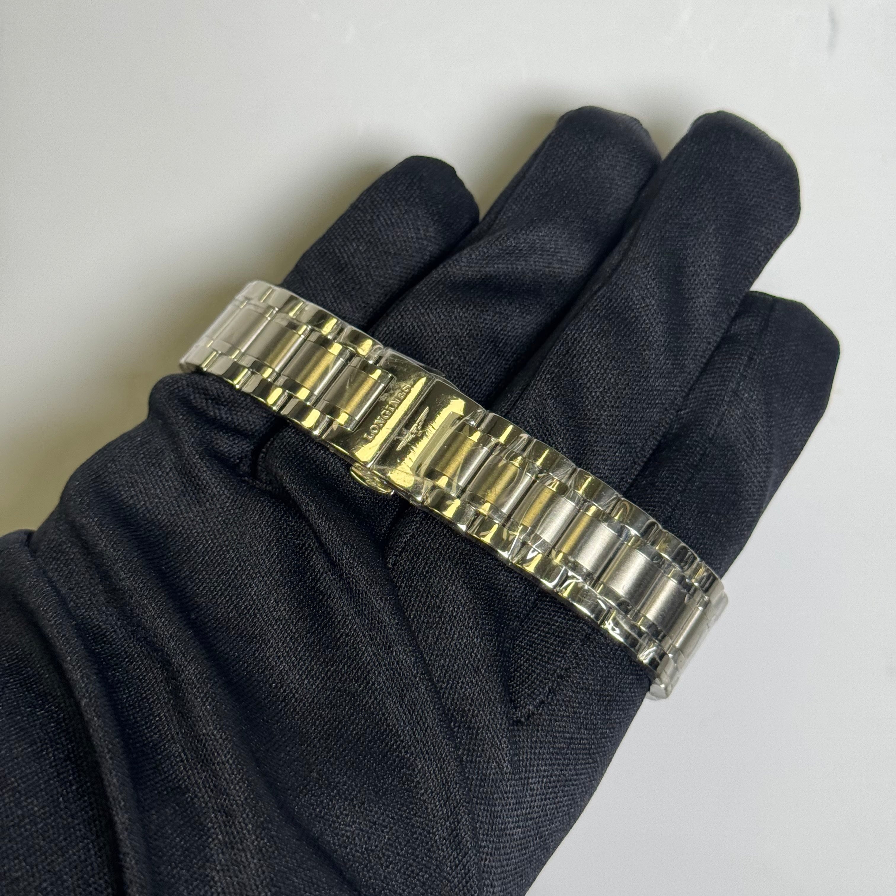 Longines Moonphase 29mm Black Dial Watch Ref#L2.257.4.57.6 - Happy Jewelers Fine Jewelry Lifetime Warranty