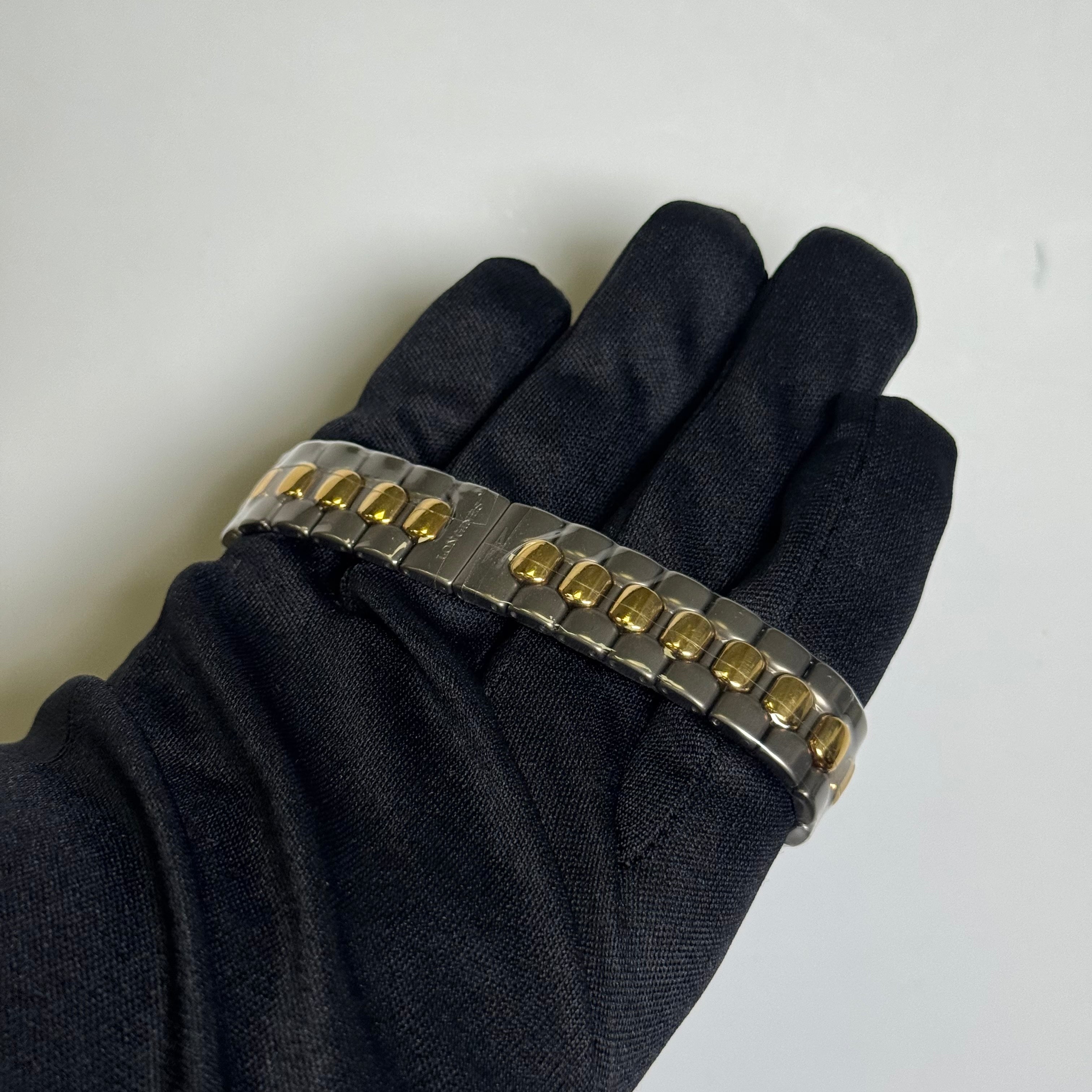 Longines Conquest 24mm Black Dial Watch Ref#4987.6GB - Happy Jewelers Fine Jewelry Lifetime Warranty