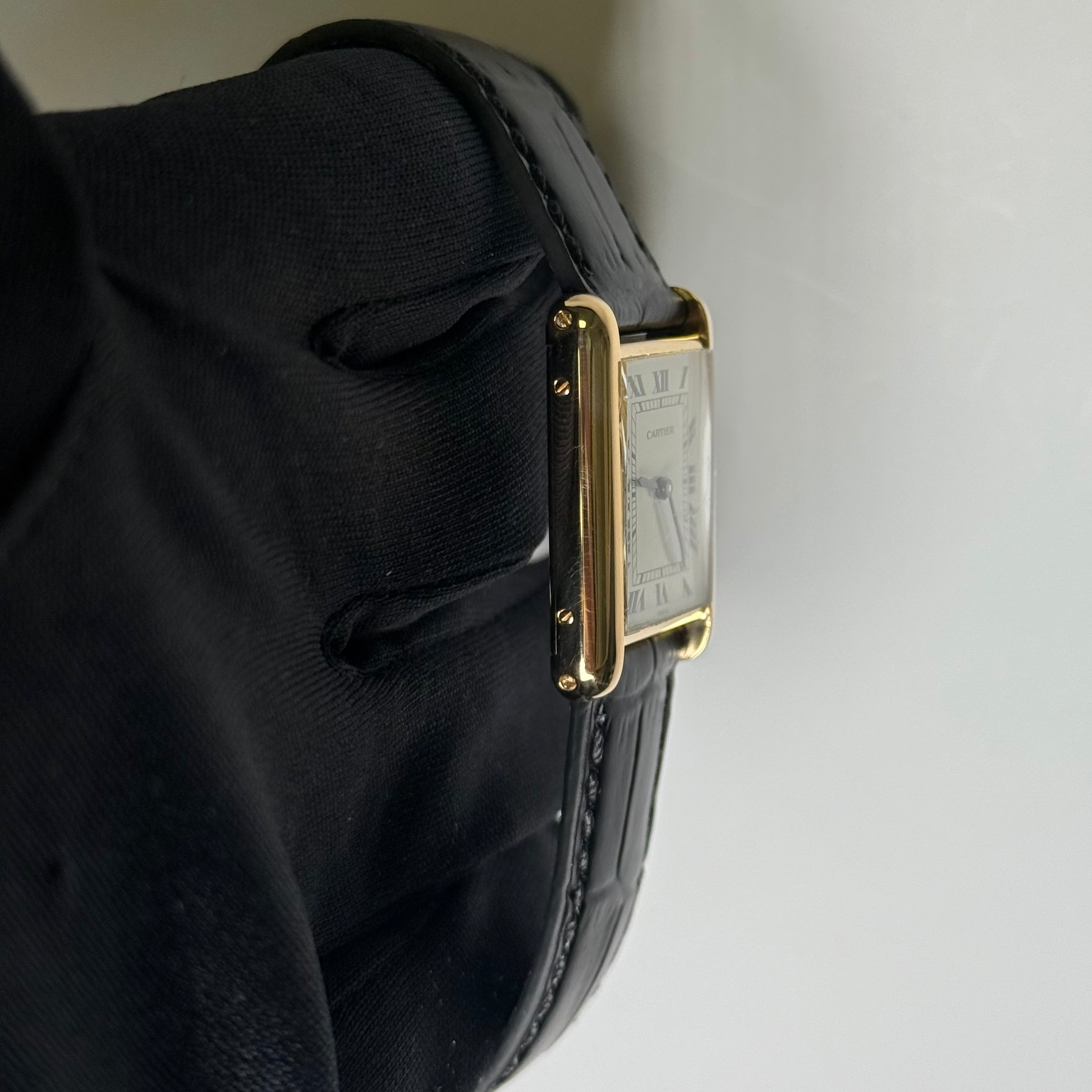 Cartier Tank 23mm White Dial Watch Ref# 337896 - Happy Jewelers Fine Jewelry Lifetime Warranty