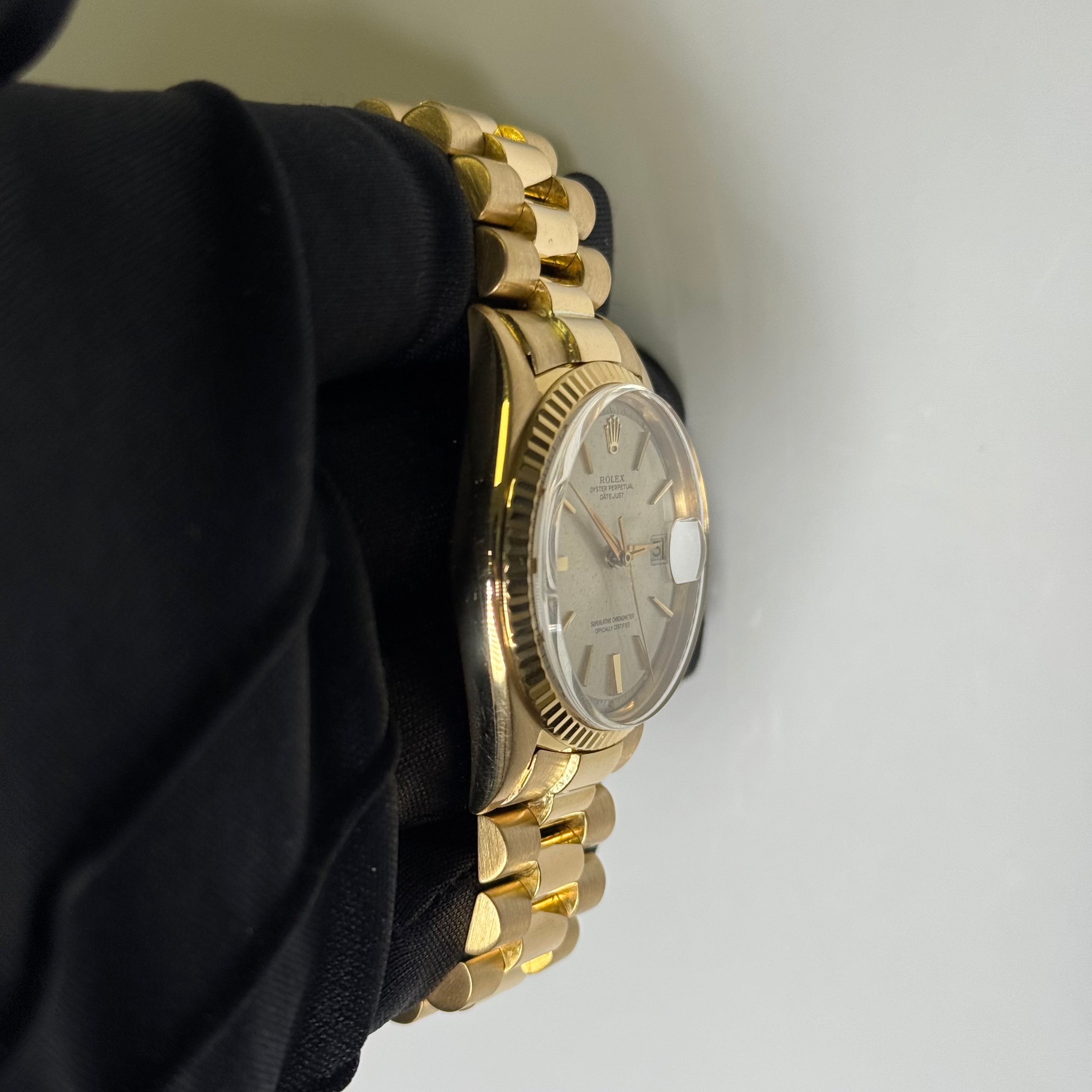 Rolex Datejust 36mm Silver Dial Watch Ref# 1601/8 - Happy Jewelers Fine Jewelry Lifetime Warranty