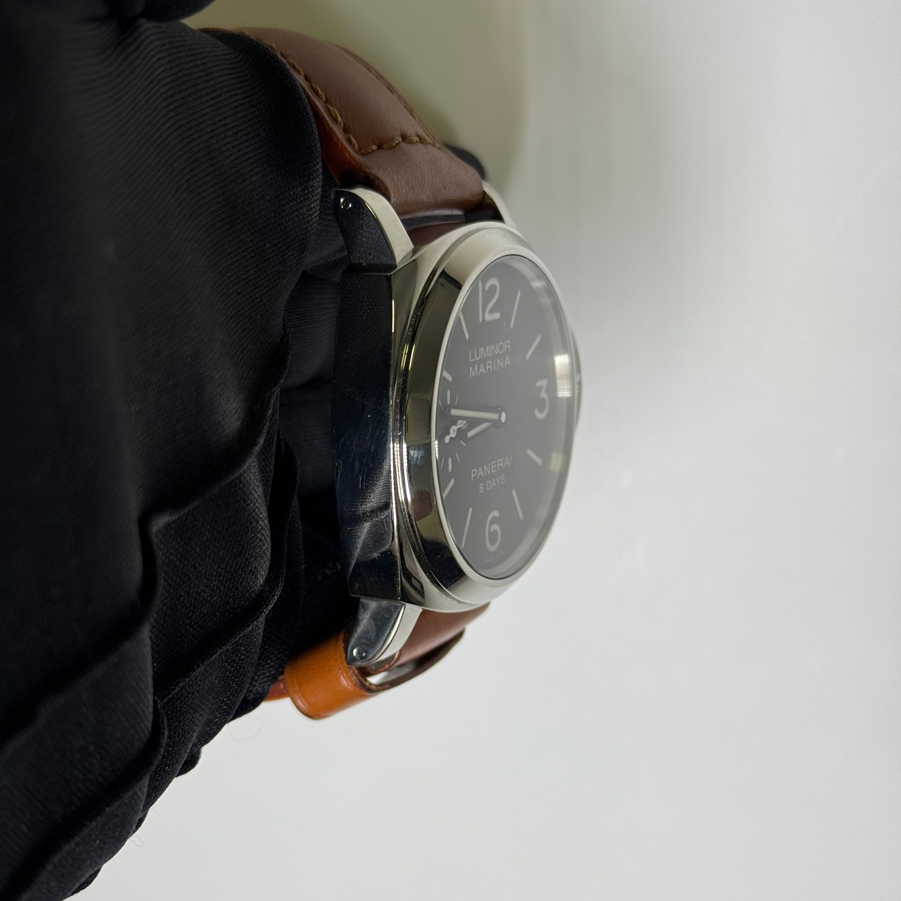 Panerai Luminor 44mm Black Dial Watch Ref# PAM00510