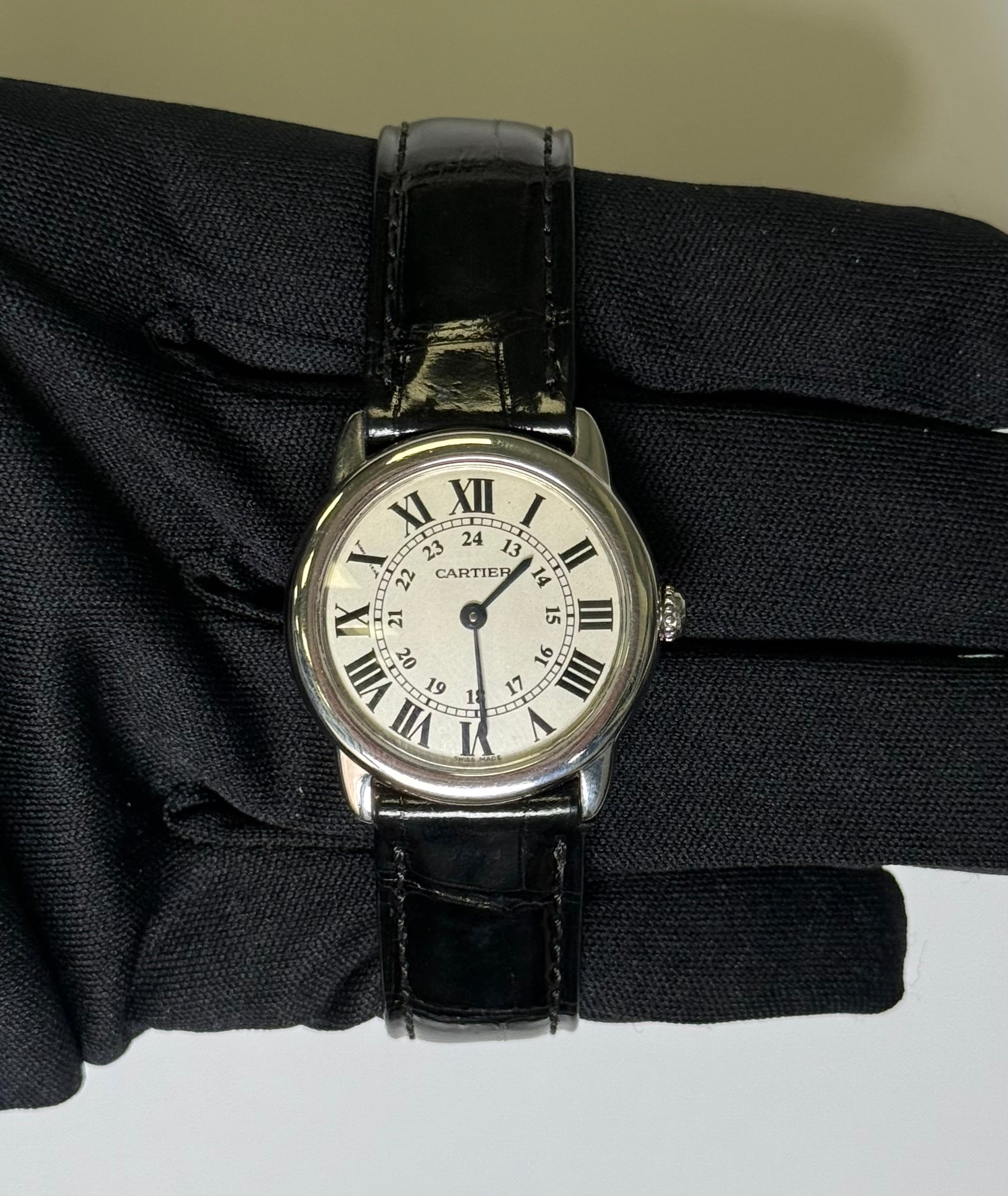 Cartier Ronde Solo 29mm White Dial Watch Ref# W6700155 - Happy Jewelers Fine Jewelry Lifetime Warranty