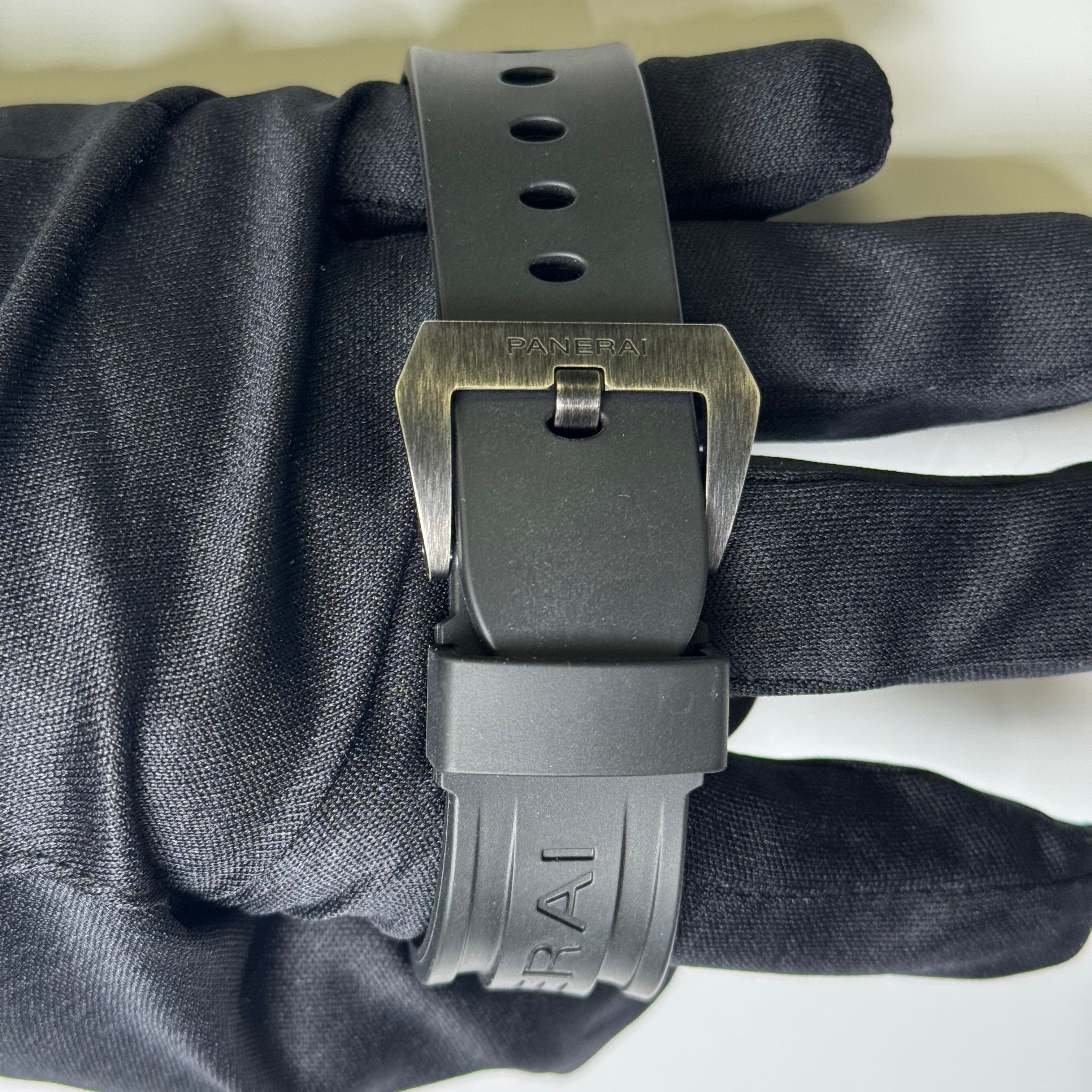 Panerai Luminor 44mm Black Dial Watch Ref# PAM01412 - Happy Jewelers Fine Jewelry Lifetime Warranty