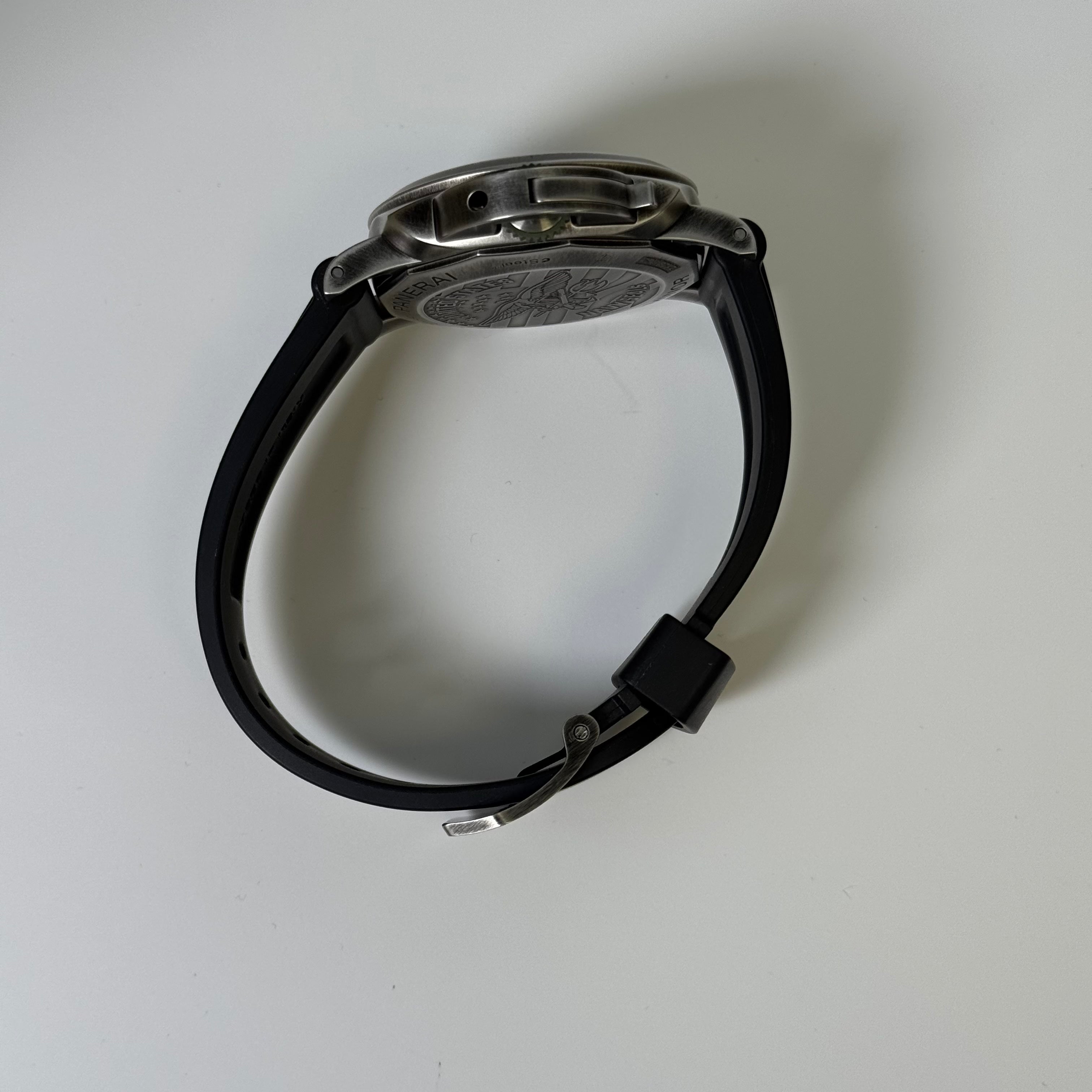 Panerai Luminor 44mm Black Dial Watch Ref# PAM01412 - Happy Jewelers Fine Jewelry Lifetime Warranty