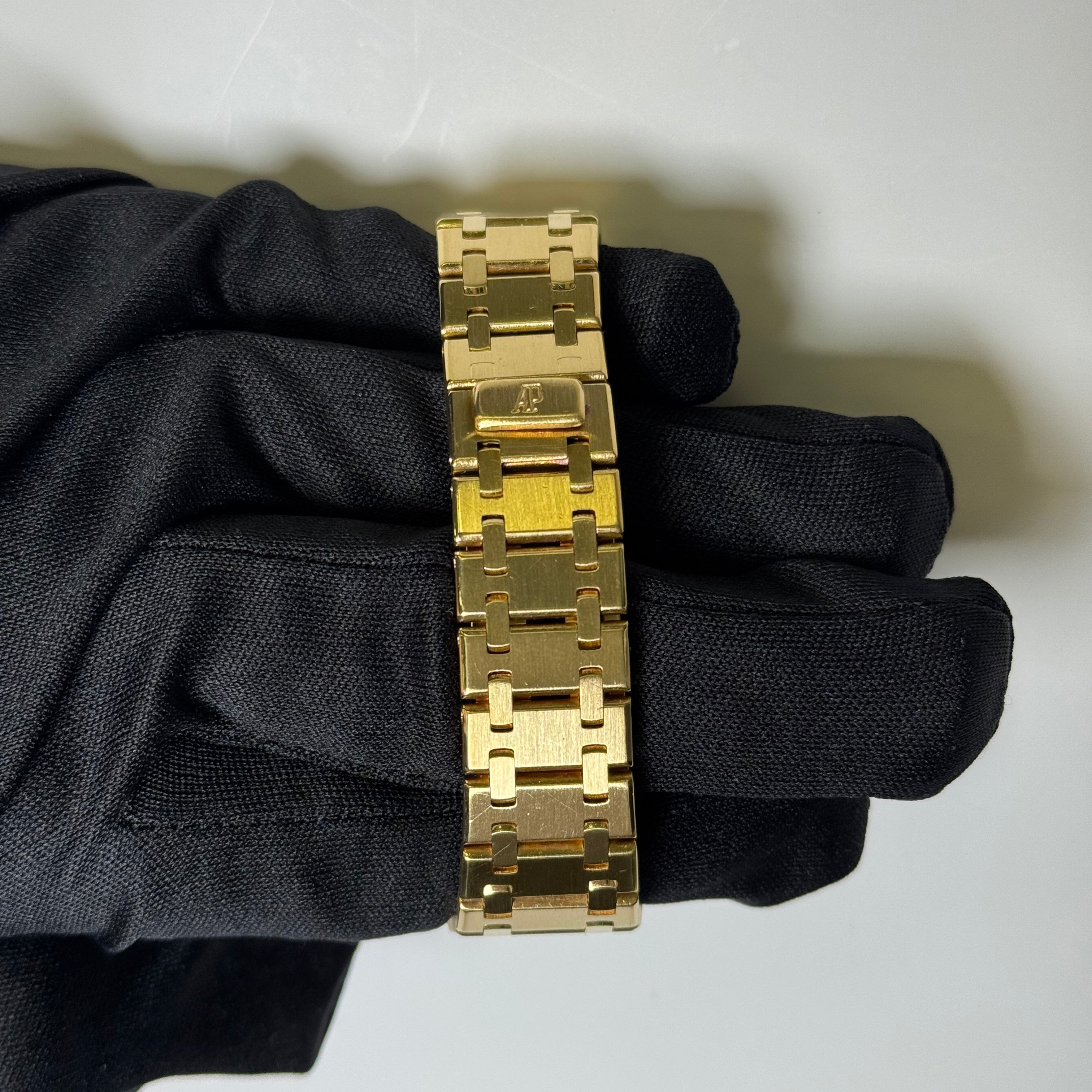 Audemars Piguet Royal Oak 33mm Champagne Dial Watch Ref# 56303BA.OO.0789BA.02 - Happy Jewelers Fine Jewelry Lifetime Warranty