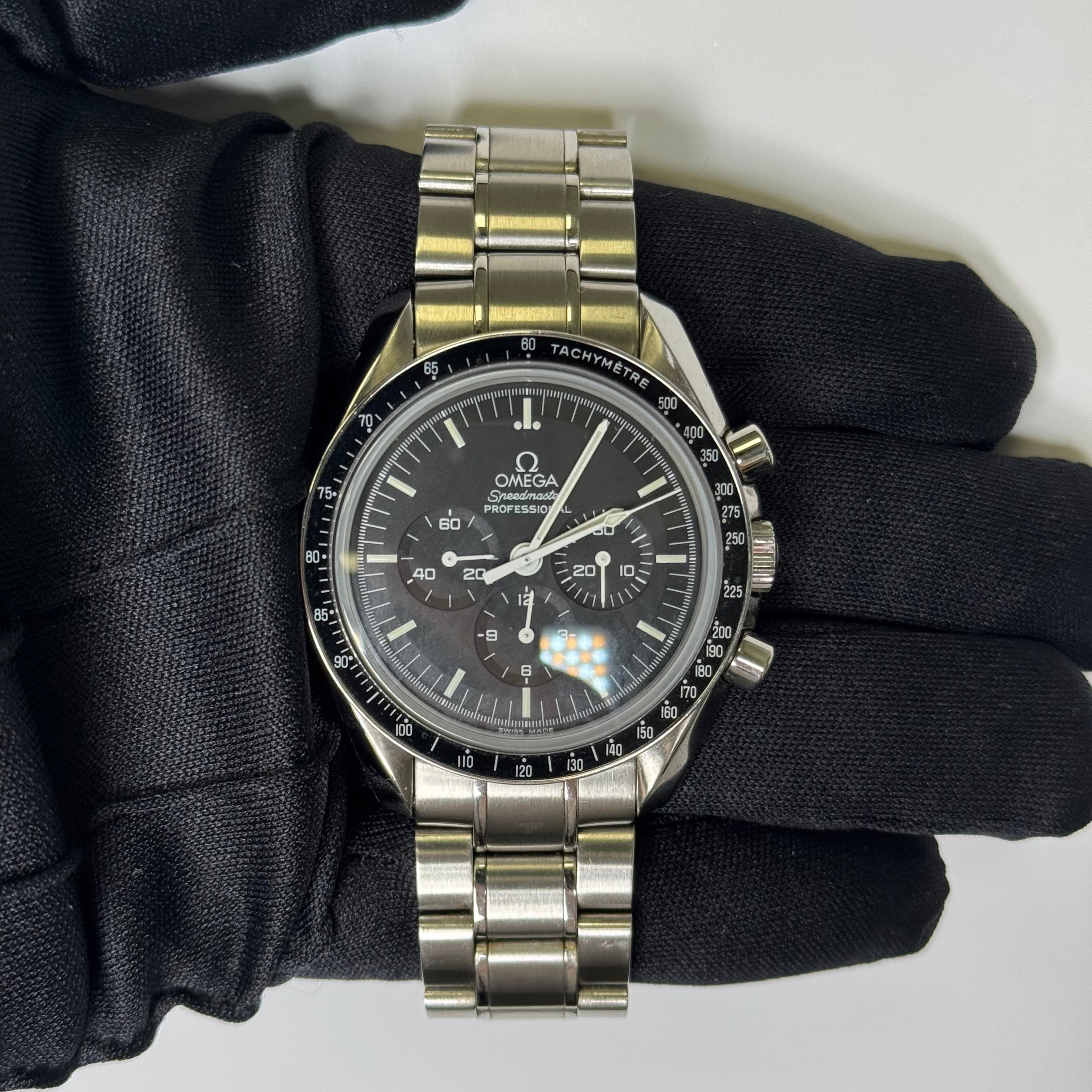 Omega Speedmaster 42mm Black Dial Ref# 311.30.42.30.01.006 - Happy Jewelers Fine Jewelry Lifetime Warranty