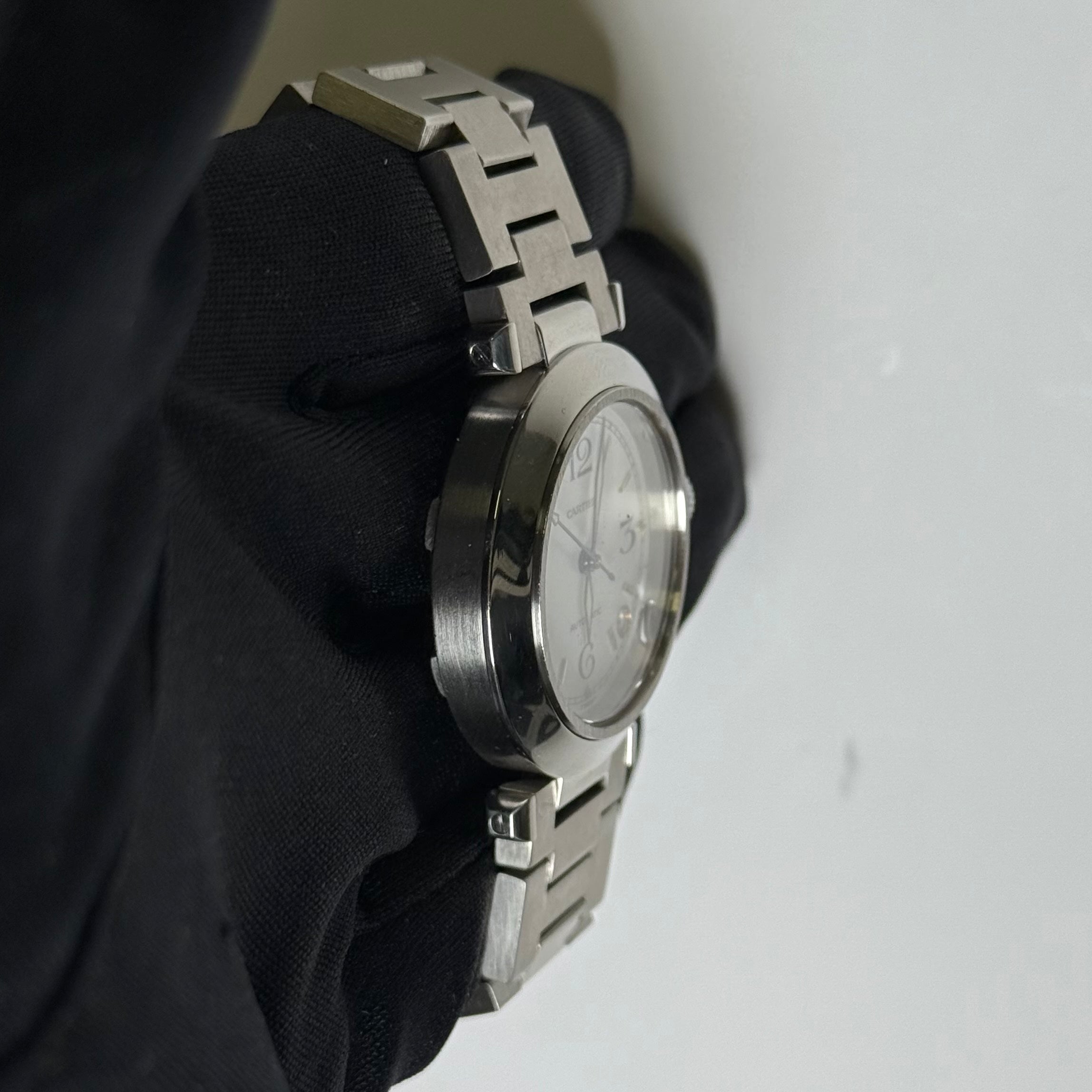 Cartier Pasha 35mm White Dial Watch Ref# W31015M7 - Happy Jewelers Fine Jewelry Lifetime Warranty