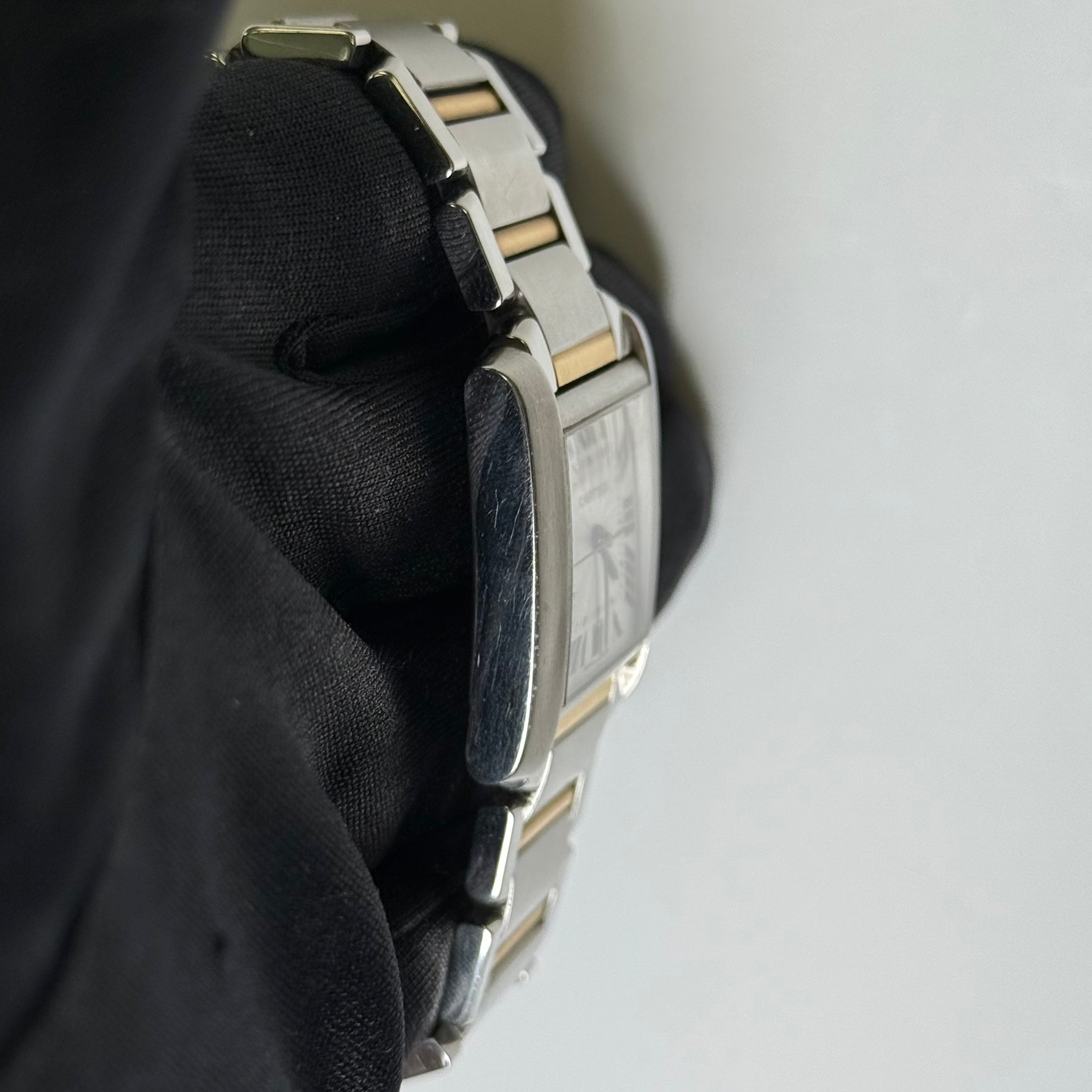 Cartier Tank Francaise 28x32mm Silver Dial Watch Reference #W51005Q4 - Happy Jewelers Fine Jewelry Lifetime Warranty