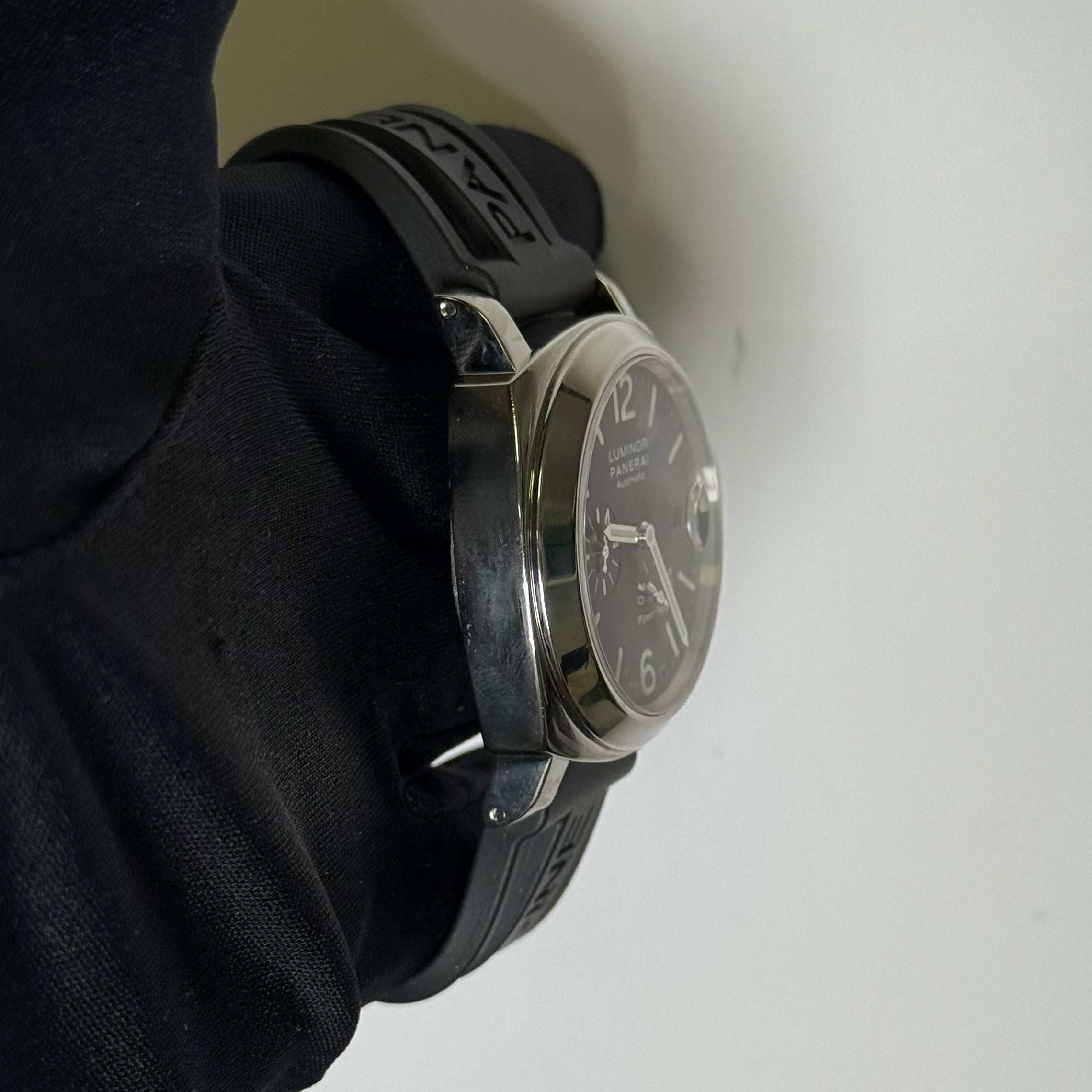 Panerai Luminor 44mm Black Dial Watch Ref# PAM00090 - Happy Jewelers Fine Jewelry Lifetime Warranty