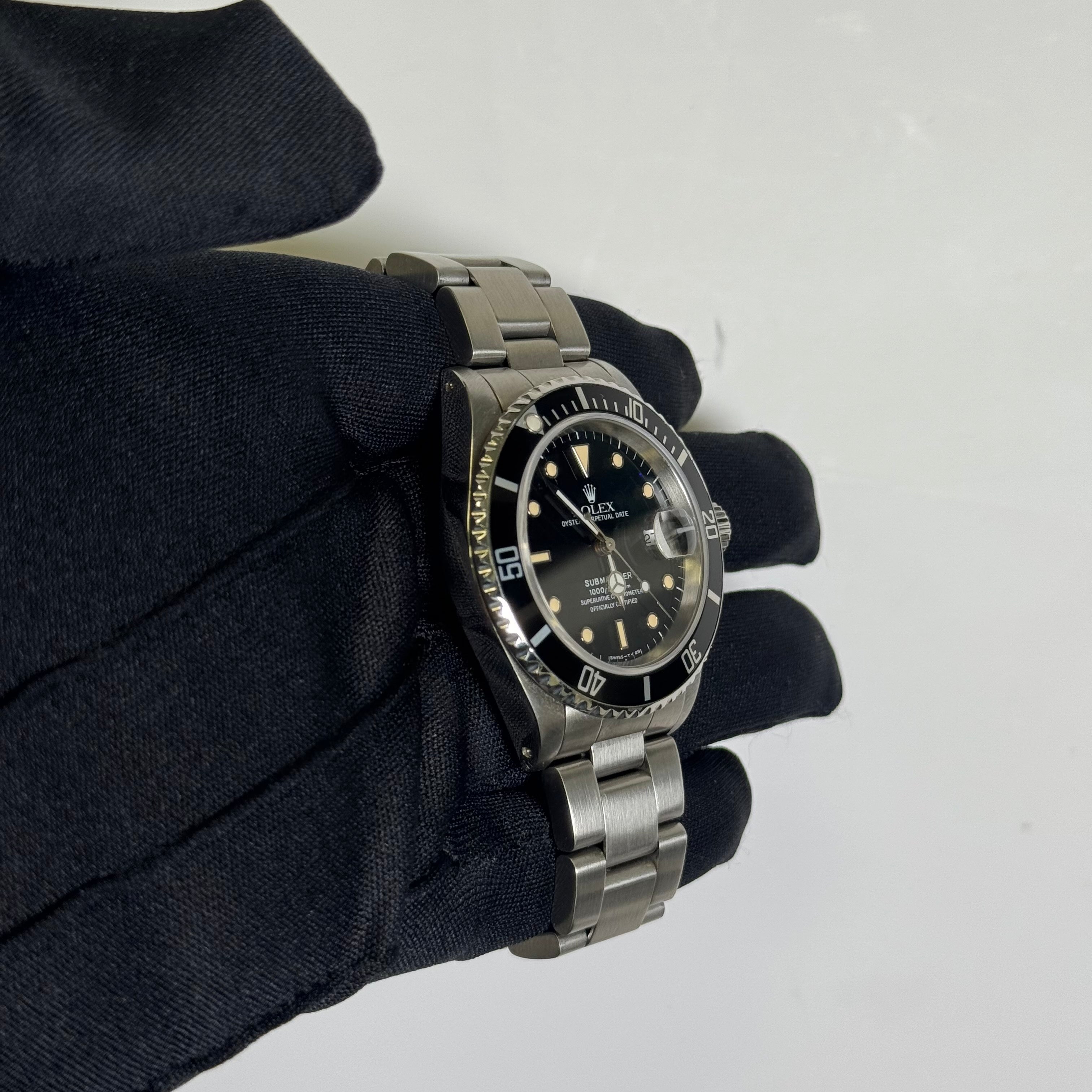 Rolex Submariner 40mm Black Dial Watch Ref# 16610 - Happy Jewelers Fine Jewelry Lifetime Warranty