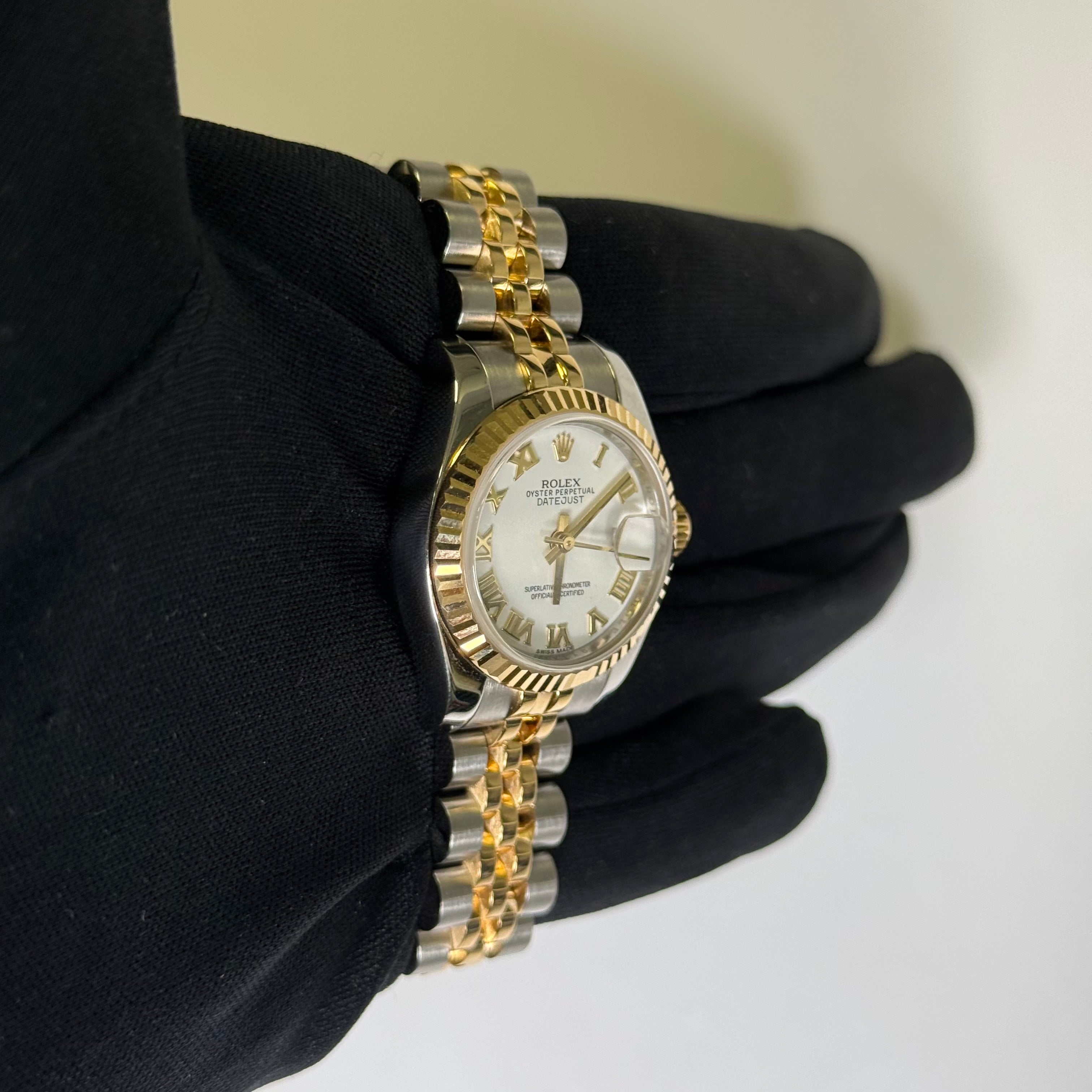 Rolex Datejust 26mm White Dial Watch Ref# 179173 - Happy Jewelers Fine Jewelry Lifetime Warranty