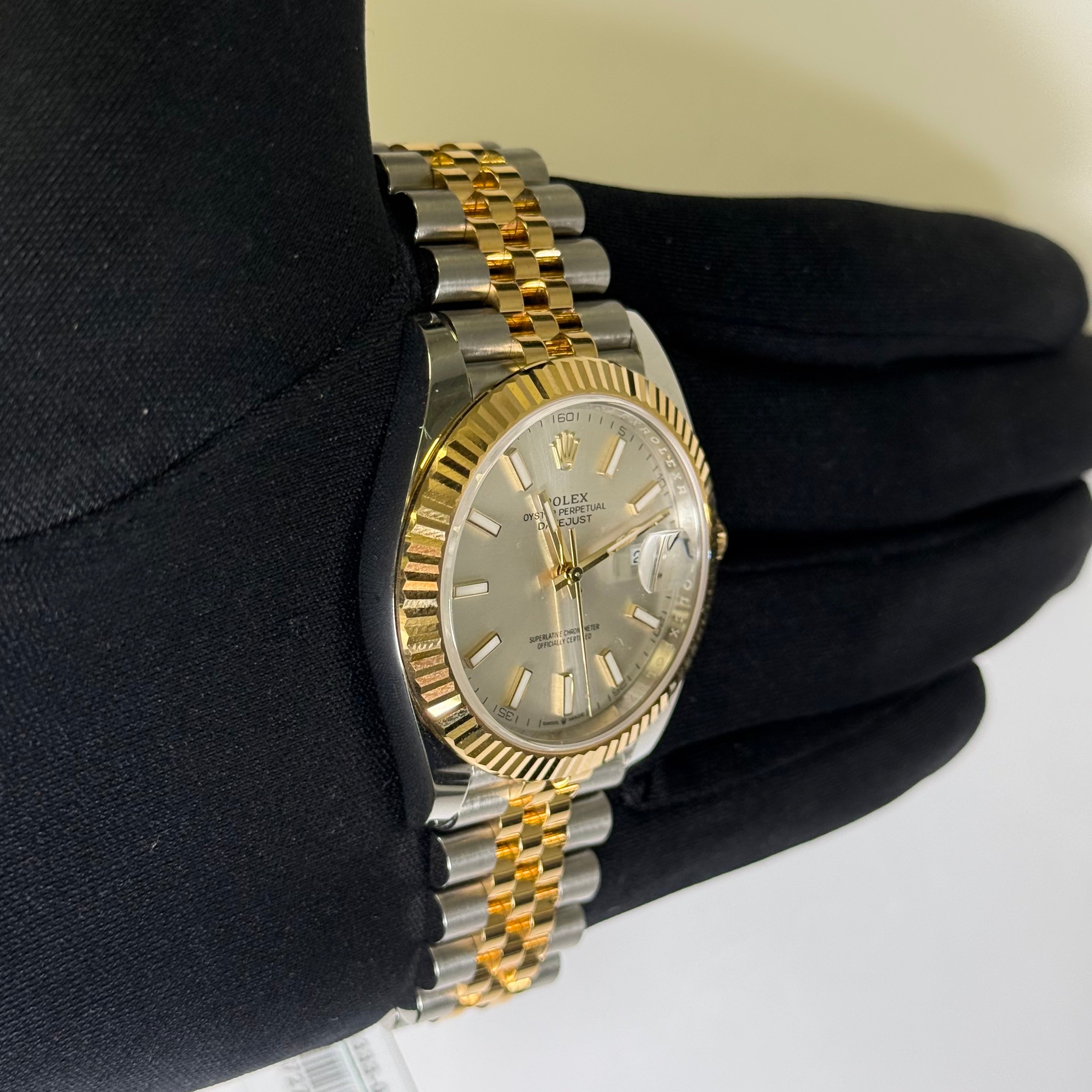 Rolex Datejust 41mm Silver Dial Watch Ref# 126333 - Happy Jewelers Fine Jewelry Lifetime Warranty