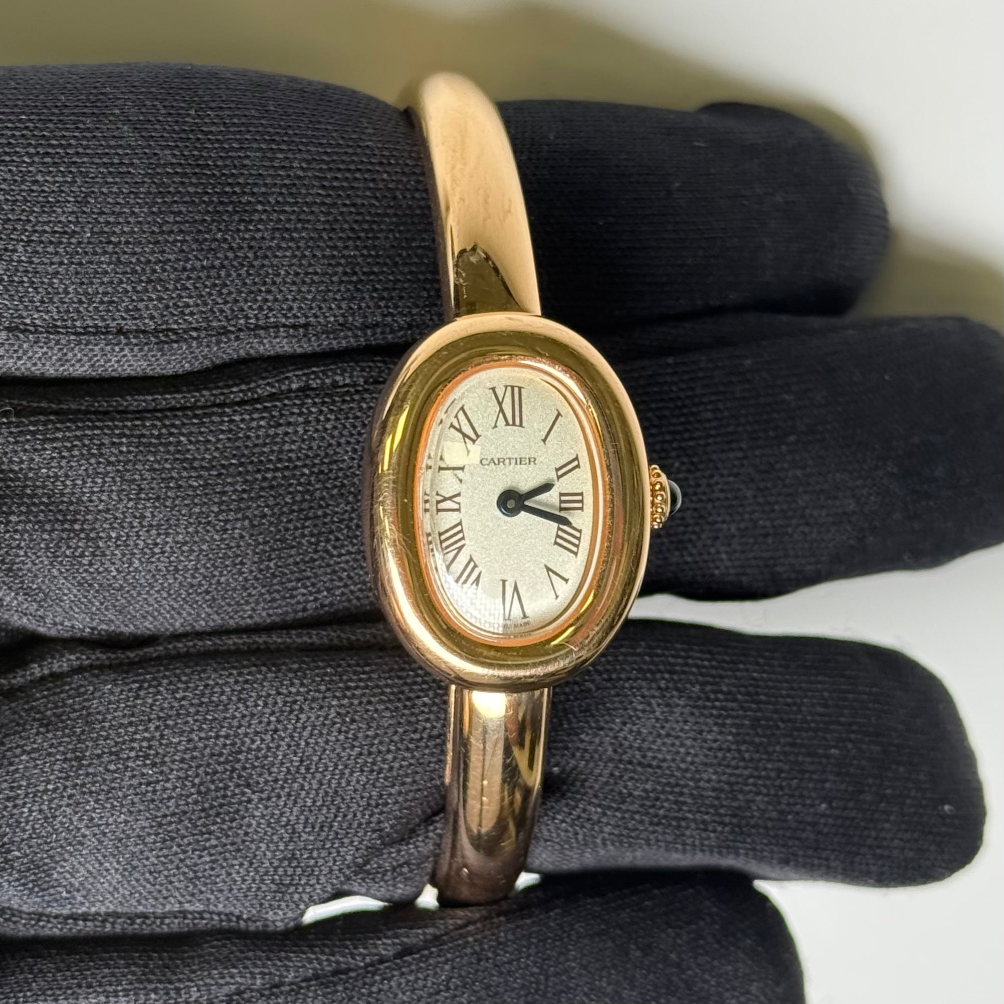 Cartier Baignoire 18.7mm White Dial Watch Ref# WGBA0019 - Happy Jewelers Fine Jewelry Lifetime Warranty