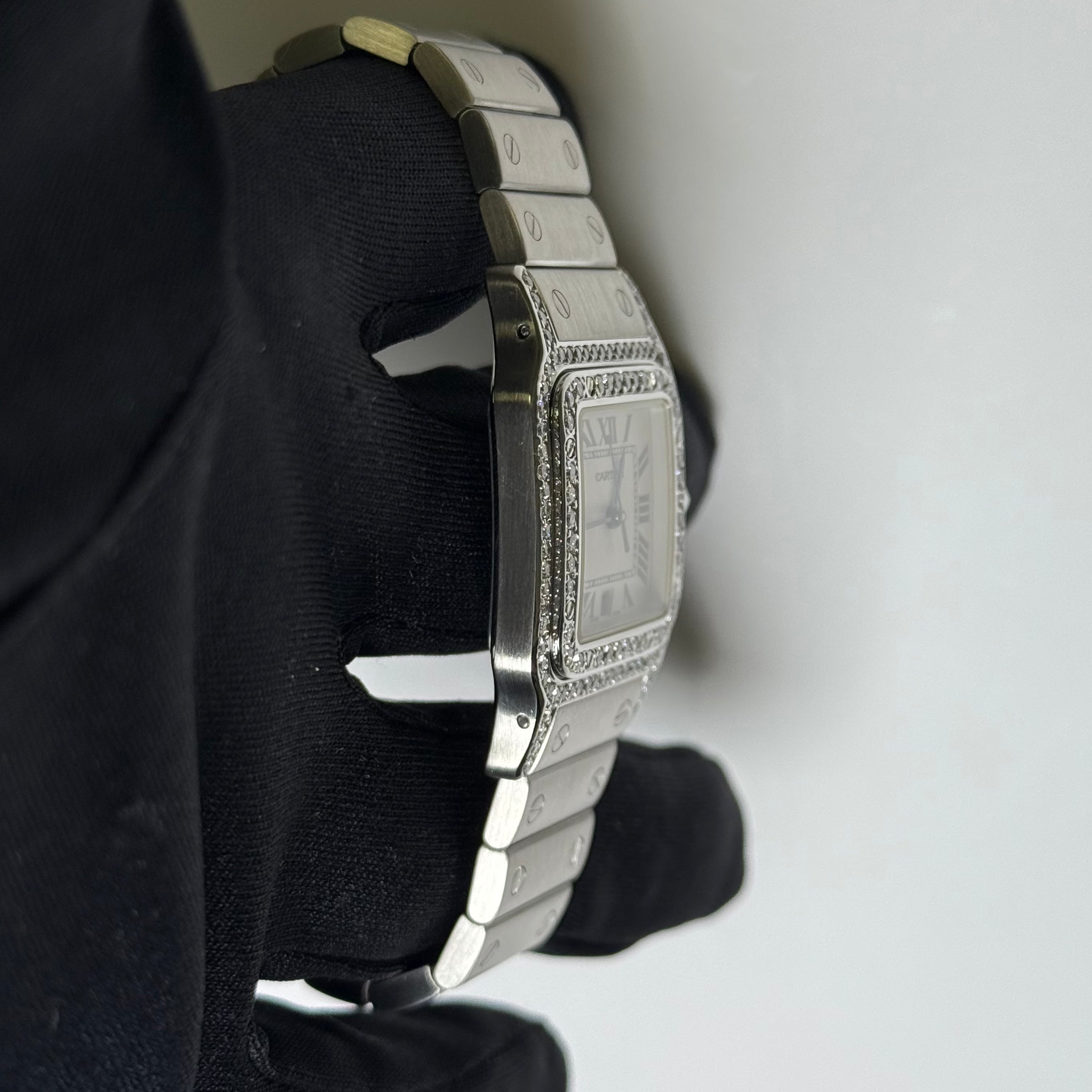 Cartier Santos 29mm Ivory Dial Watch Ref# 1564 - Happy Jewelers Fine Jewelry Lifetime Warranty