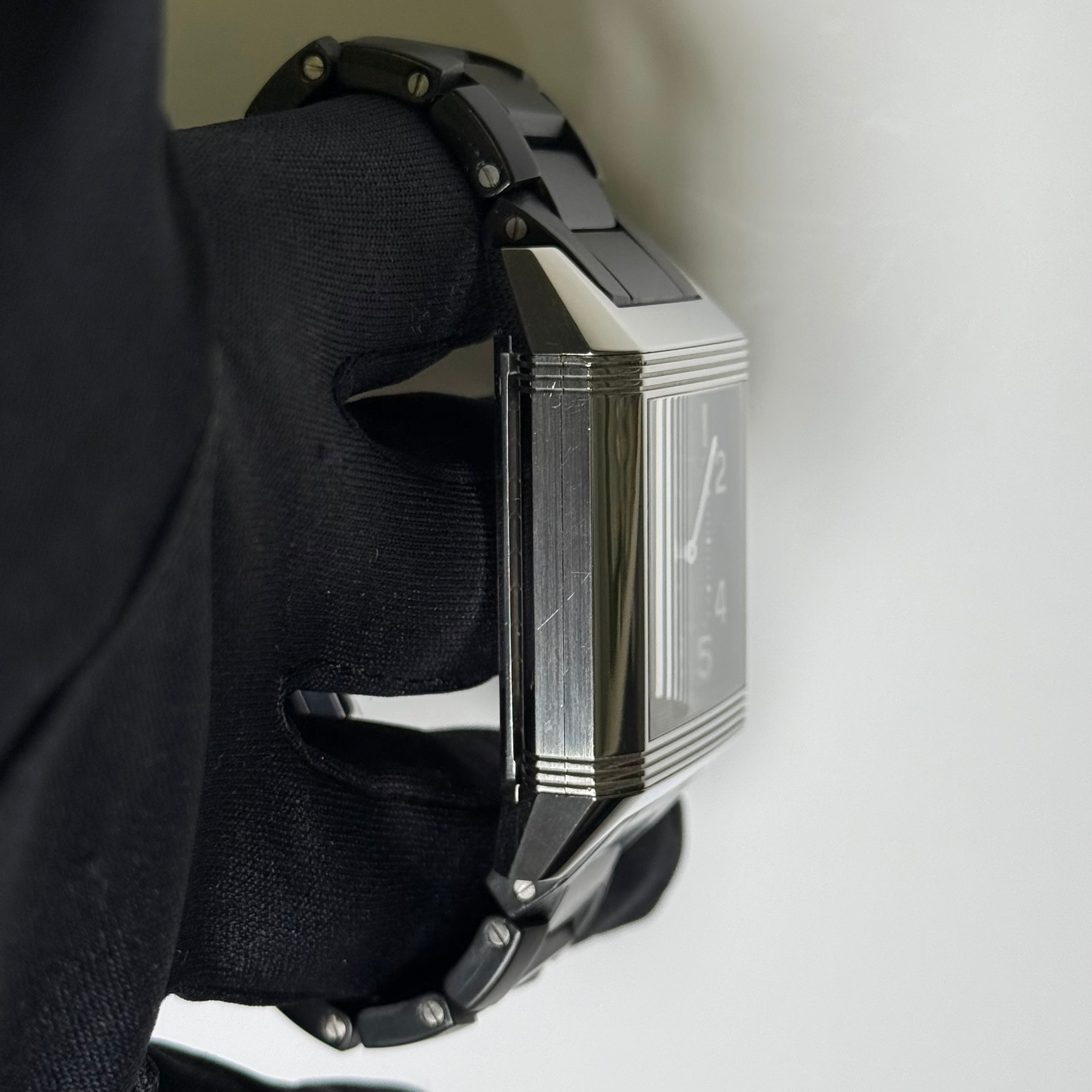 Jaeger-LeCoultre Reverso 35mm Black Dial Ref# 230.8.77 - Happy Jewelers Fine Jewelry Lifetime Warranty