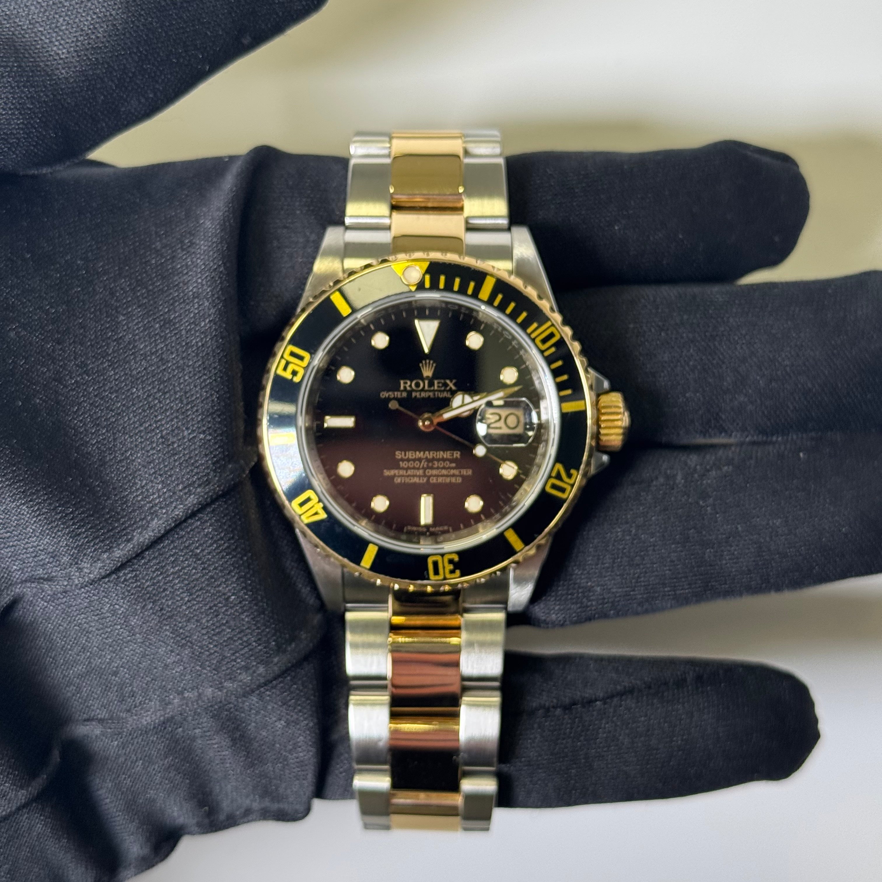 Rolex Submariner 40mm Black Dial Watch Ref# 16613 - Happy Jewelers Fine Jewelry Lifetime Warranty