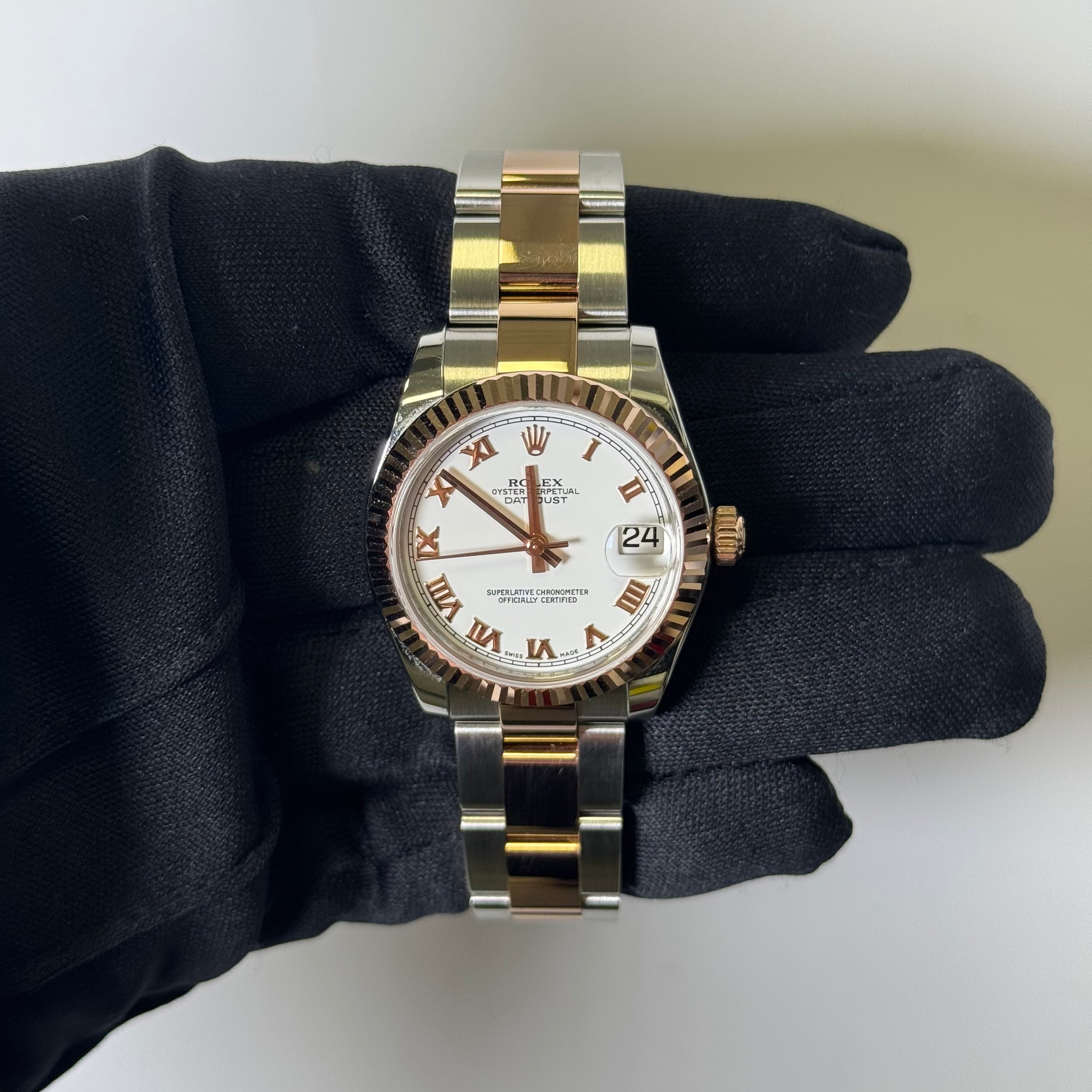 Rolex Datejust 31mm White Dial Watch Ref# 178271 - Happy Jewelers Fine Jewelry Lifetime Warranty