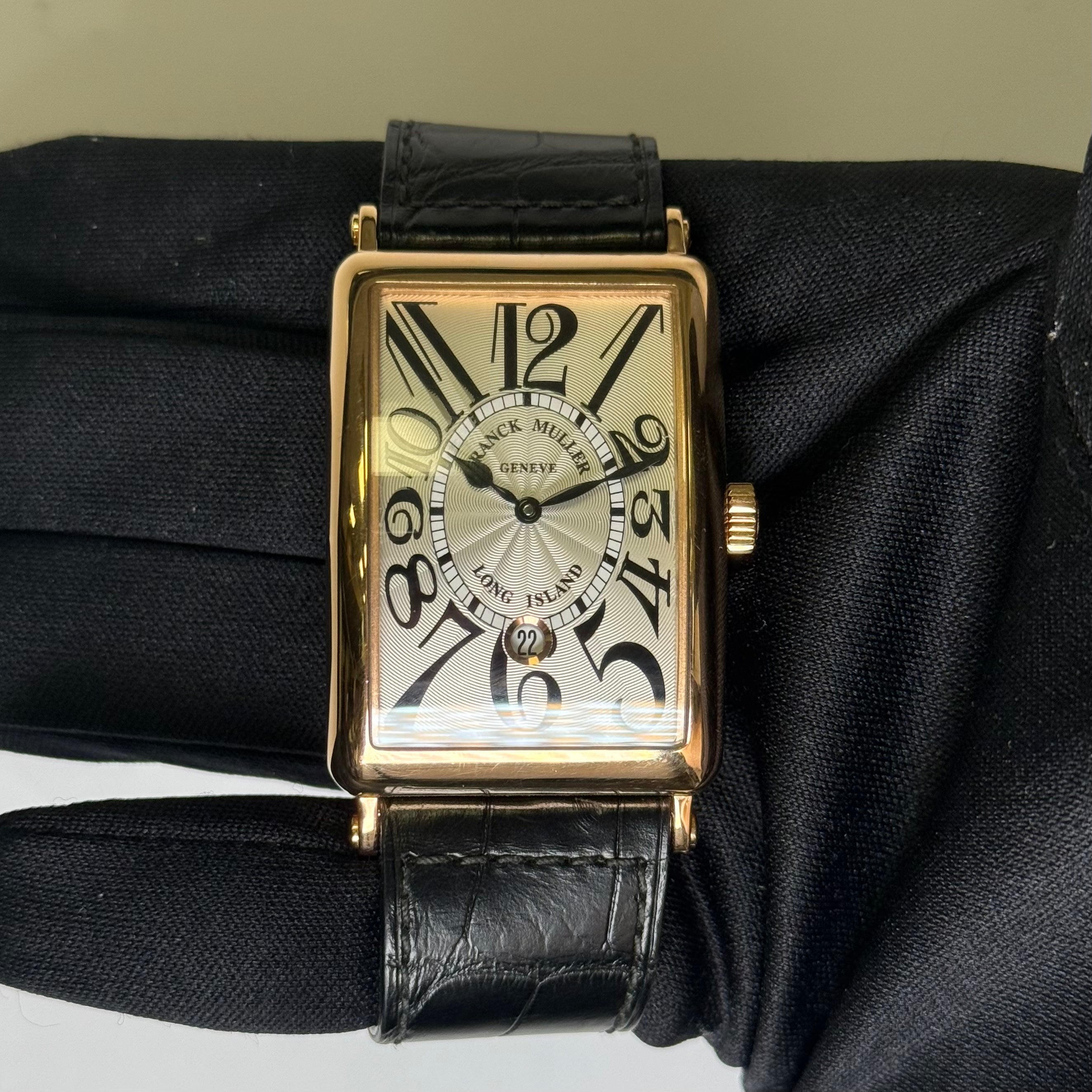 Franck Muller Long Island 40 x 32mm White Dial Watch Ref# 1150 SC DT