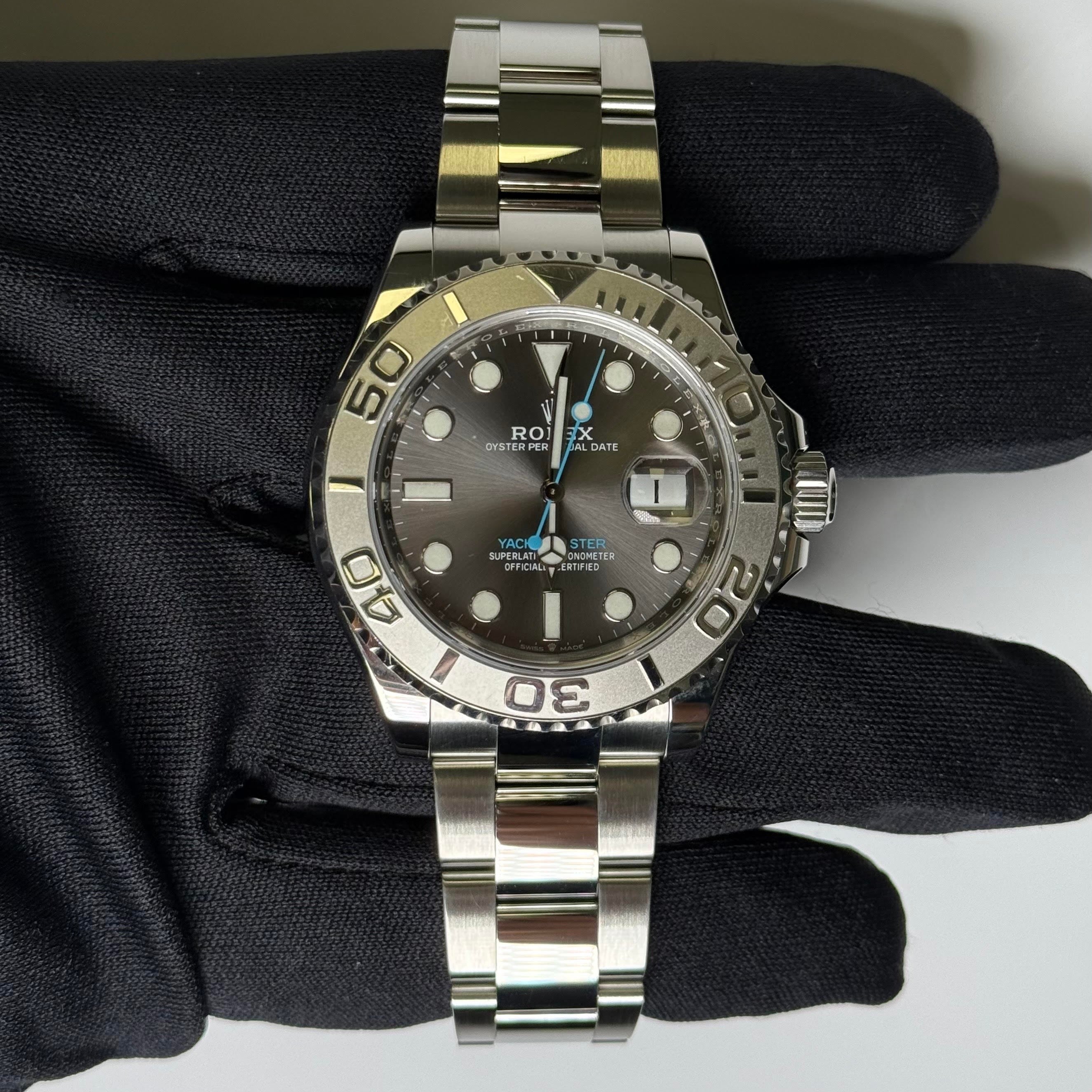 Rolex Yacht-Master 40mm Rhodium Dial Watch Ref# 126622