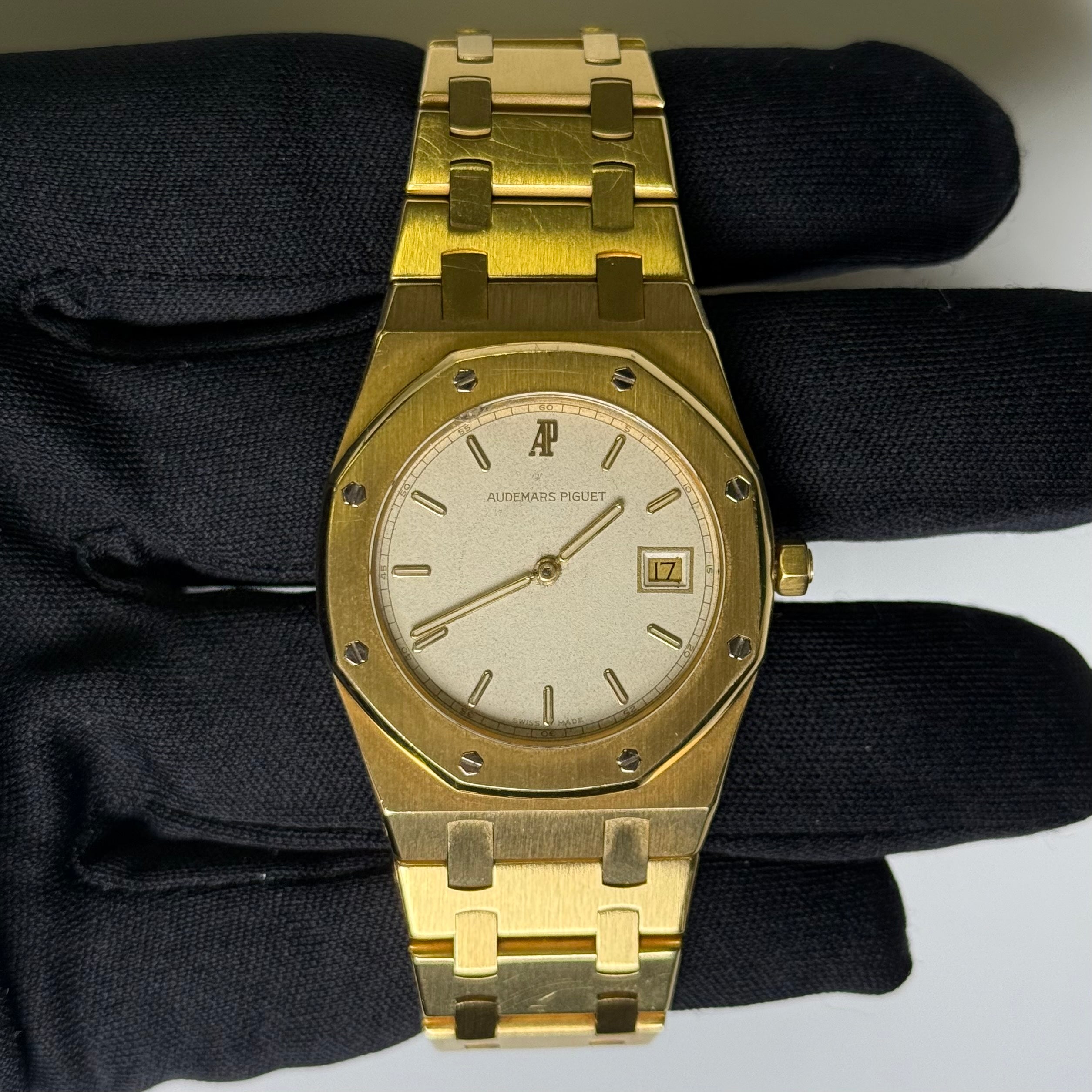 Audemars Piguet Royal Oak 33mm White Dial Watch Ref# 56175BA