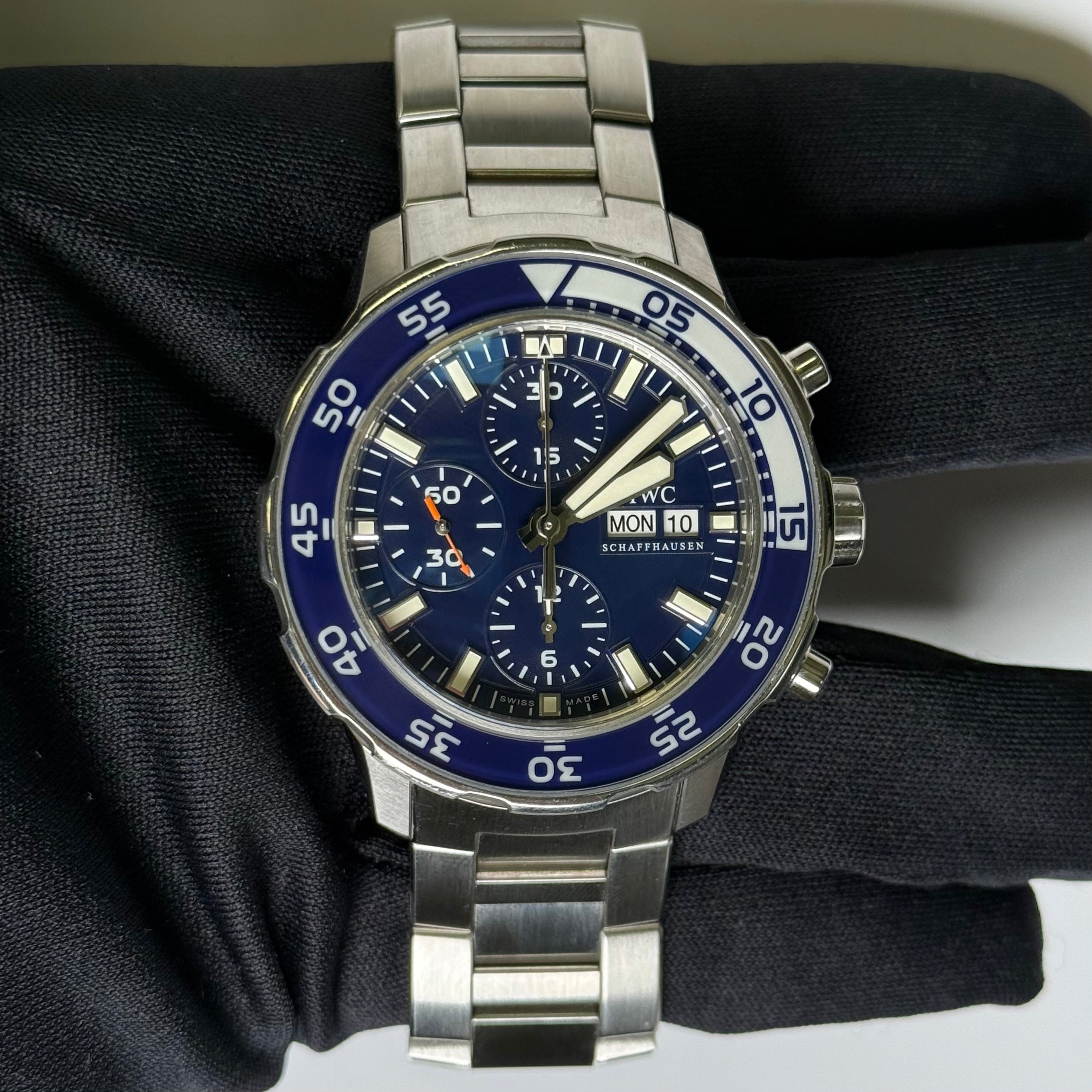IWC Aquatimer 44mm Blue Dial Watch Ref# IW3767-10