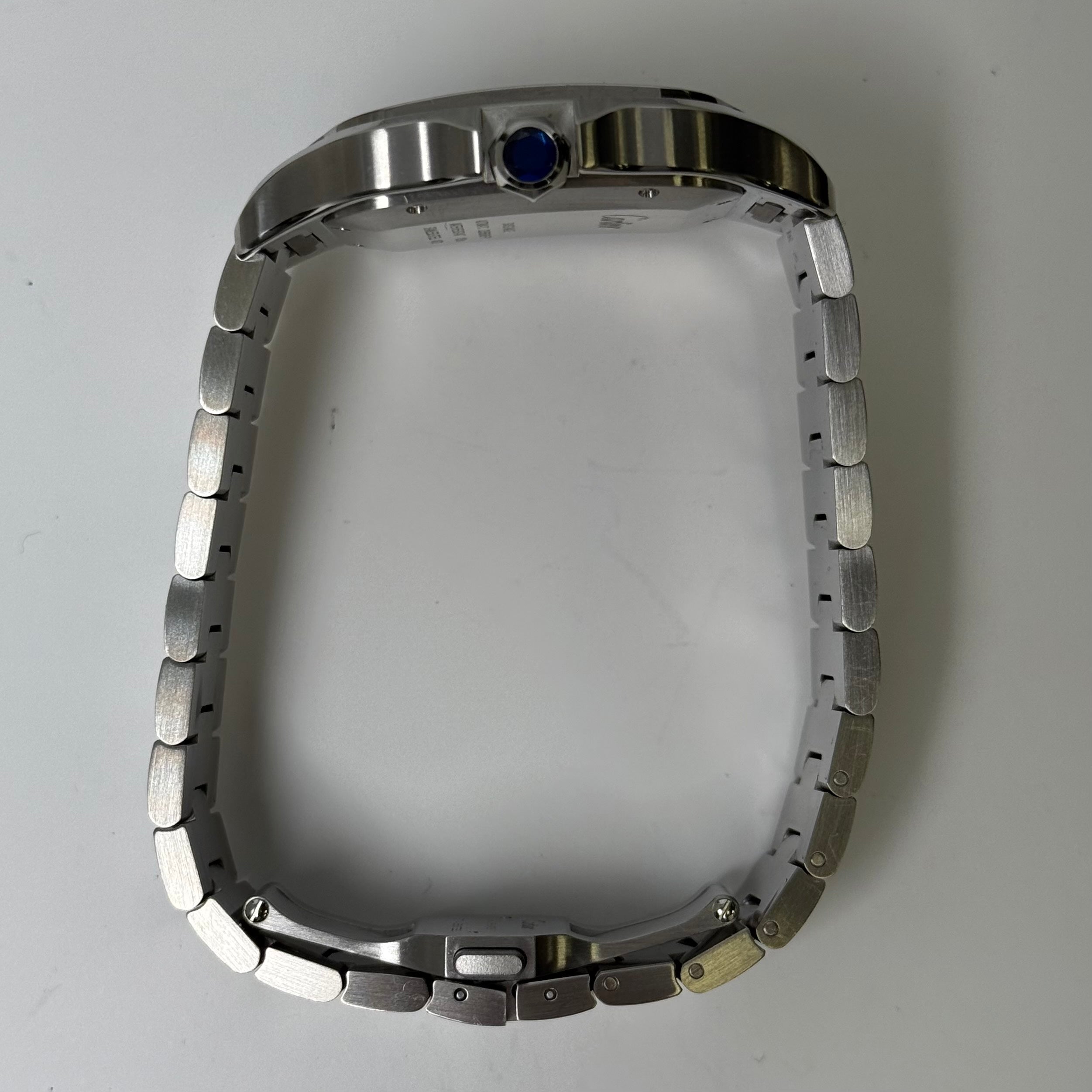 Cartier Santos 40mm White Dial Watch Ref# 4072 - Happy Jewelers Fine Jewelry Lifetime Warranty