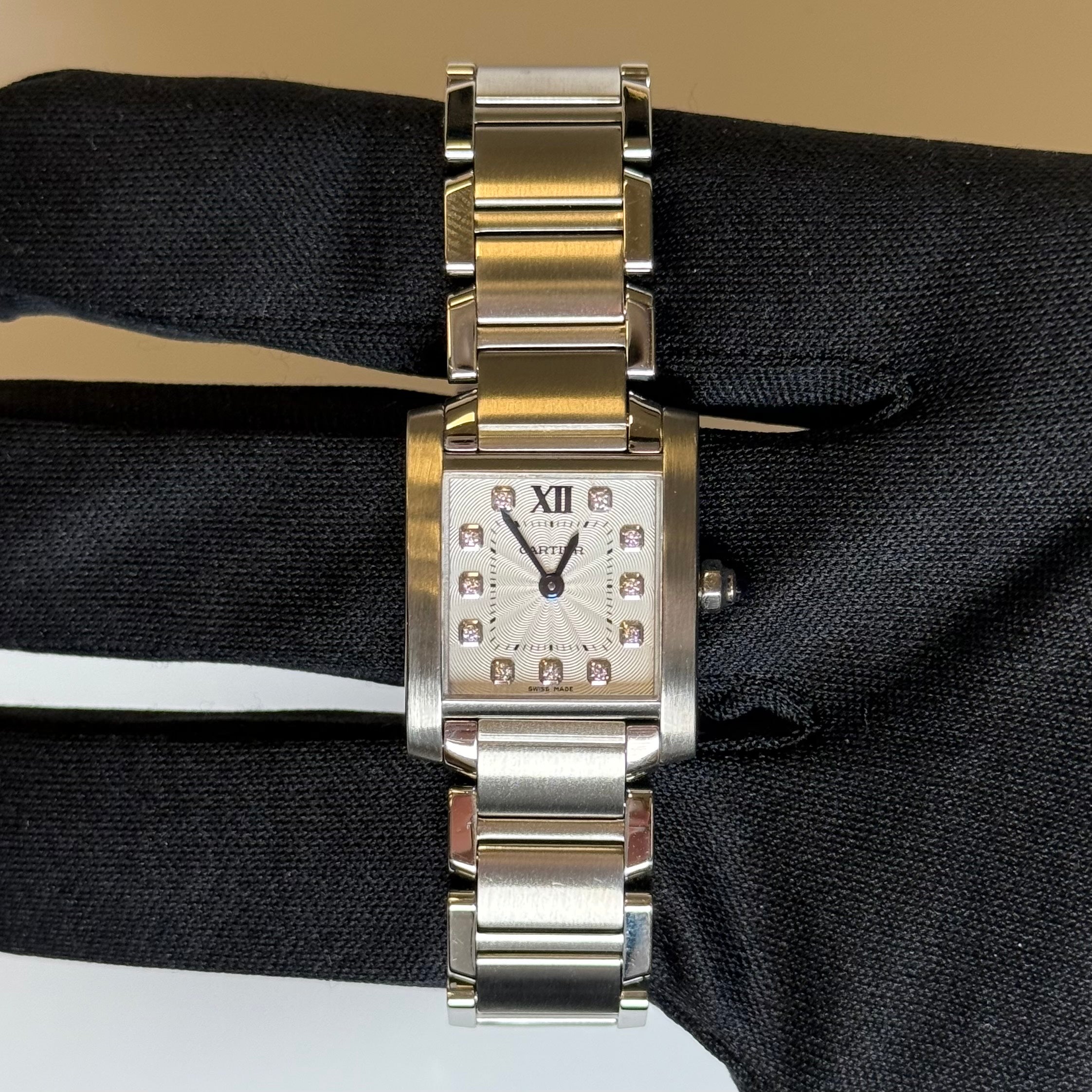 Cartier Tank 25mm Silver Dial Watch Ref# WE110006 - Happy Jewelers Fine Jewelry Lifetime Warranty