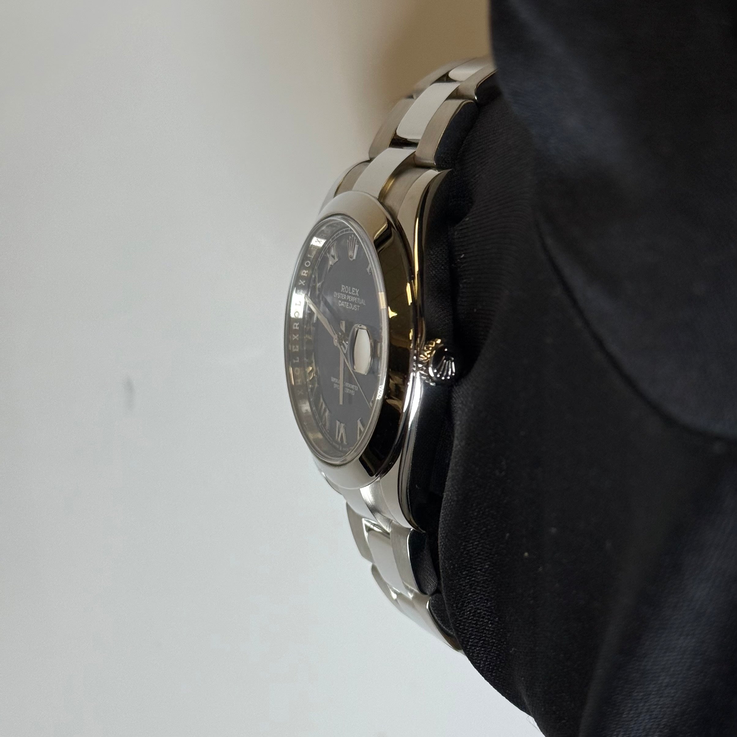 Rolex Datejust 41mm Stainless Steel Azzurro Blue Dial Watch Ref# 126300