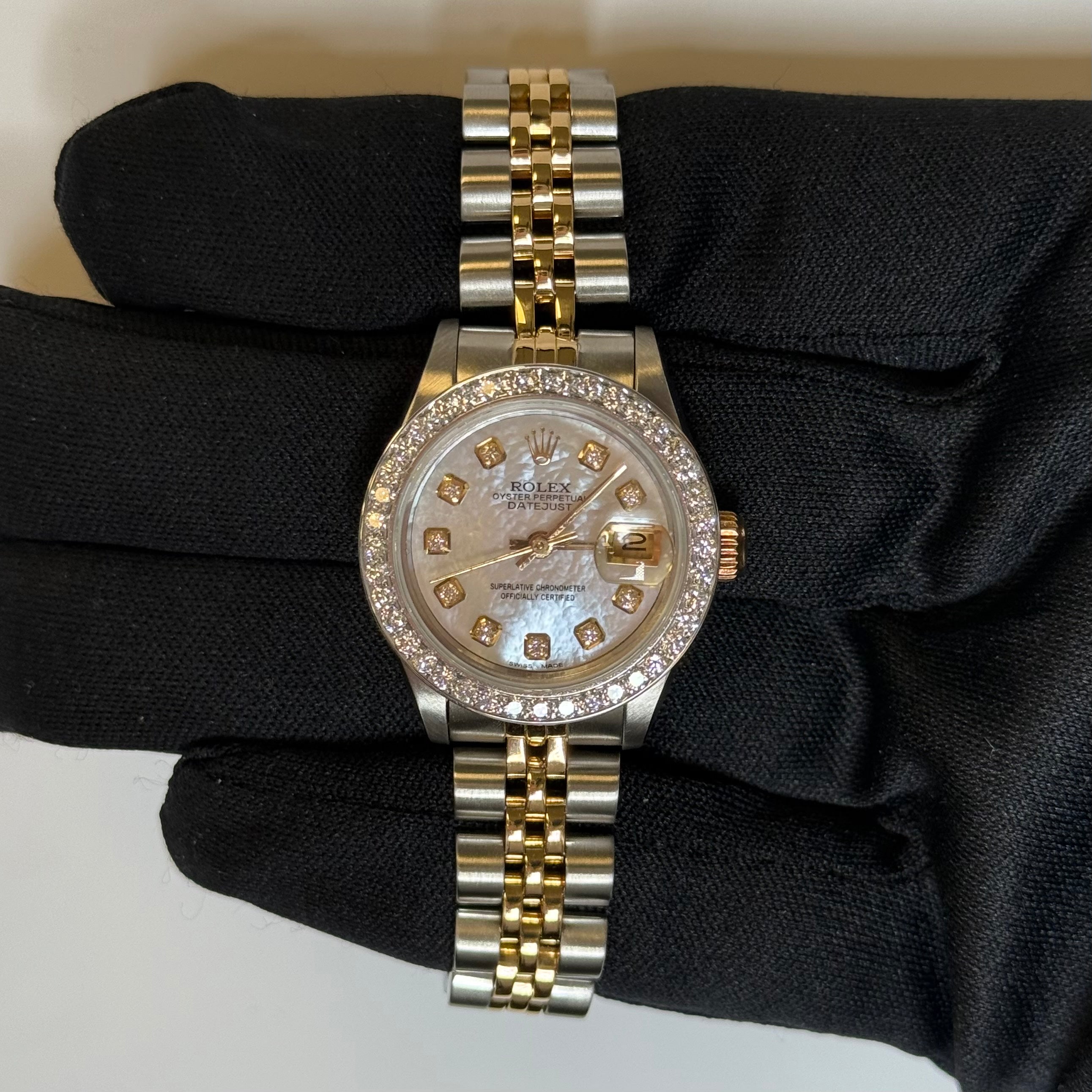 Rolex Datejust 26mm MOP Dial Watch Ref# 69173