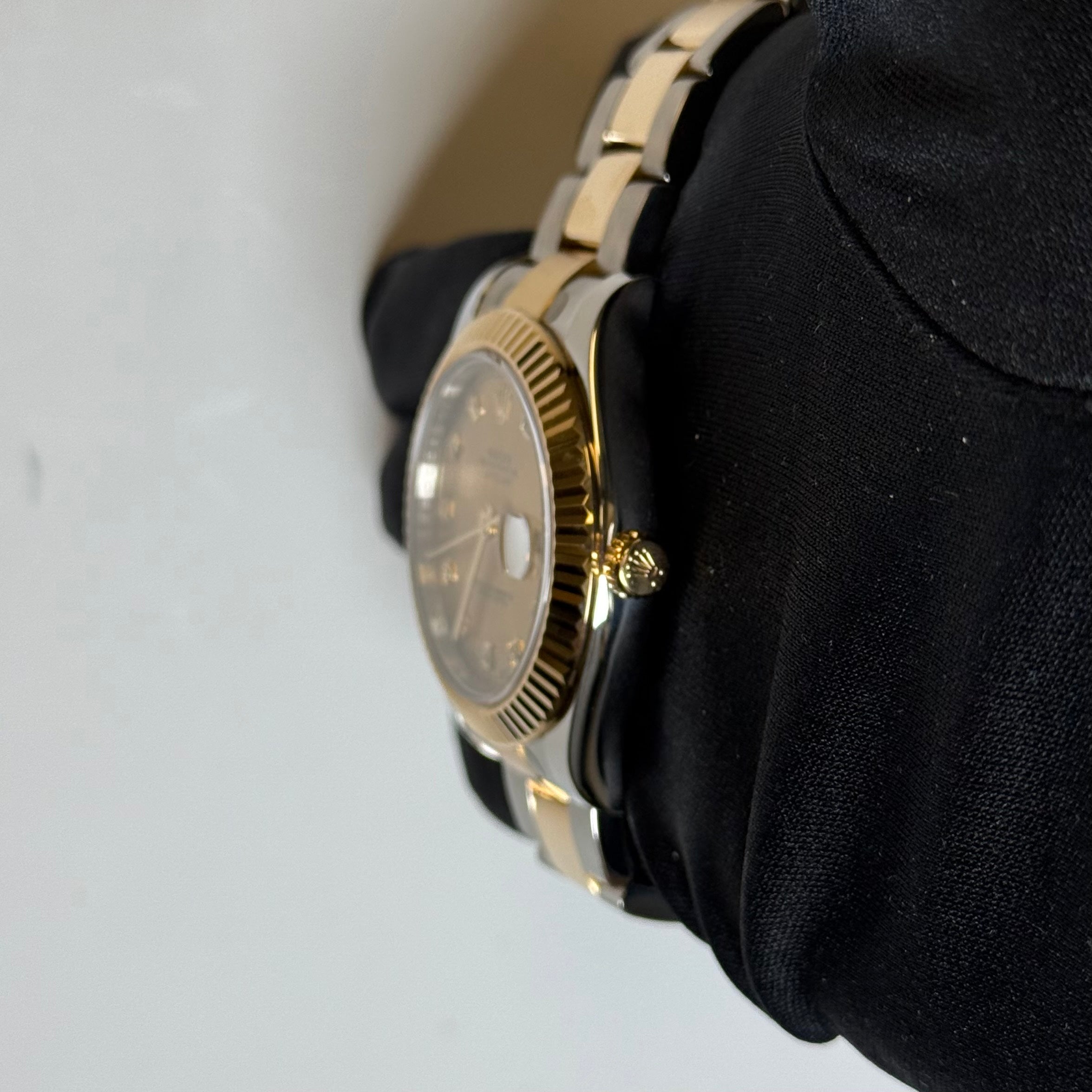 Rolex Datejust 41mm Champagne Dial Watch Ref# 116333 - Happy Jewelers Fine Jewelry Lifetime Warranty