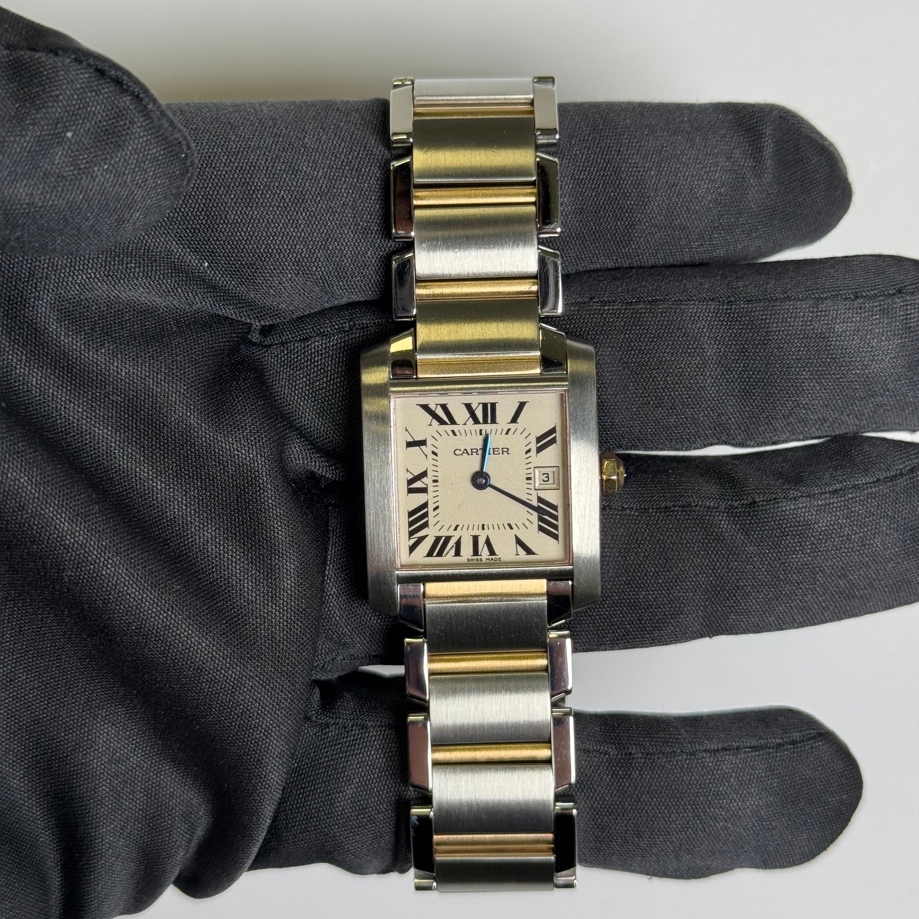 Cartier Tank 25mm White Dial Watch Ref# W51012Q4
