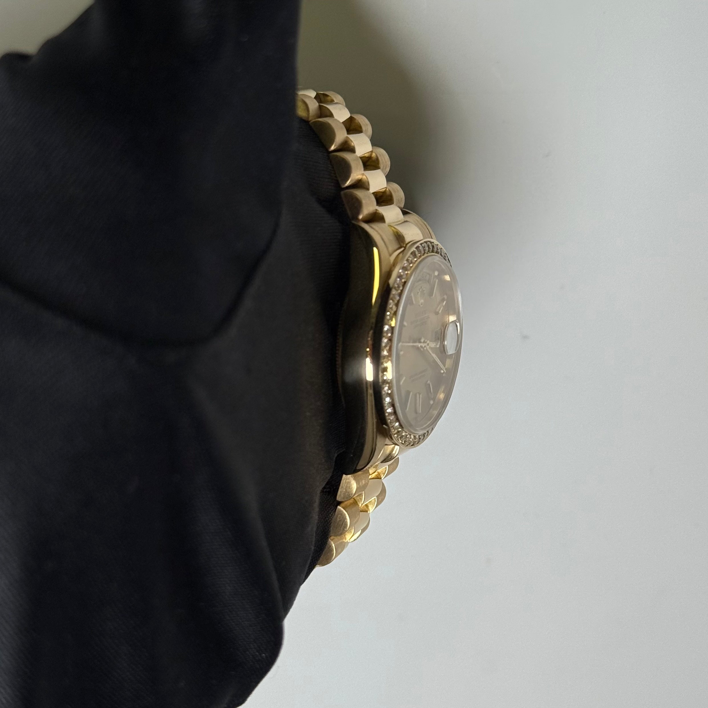 Rolex Day-Date 36mm Champagne Dial Watch Ref# 18038