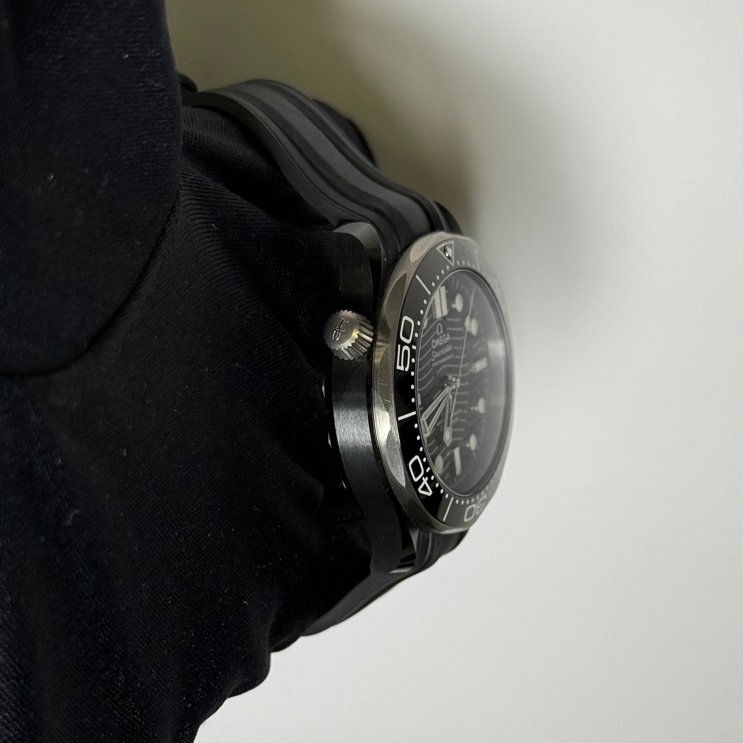 Omega Seamaster 43.5mm Black Dial Watch Ref# 210.92.44.20.01.001 - Happy Jewelers Fine Jewelry Lifetime Warranty