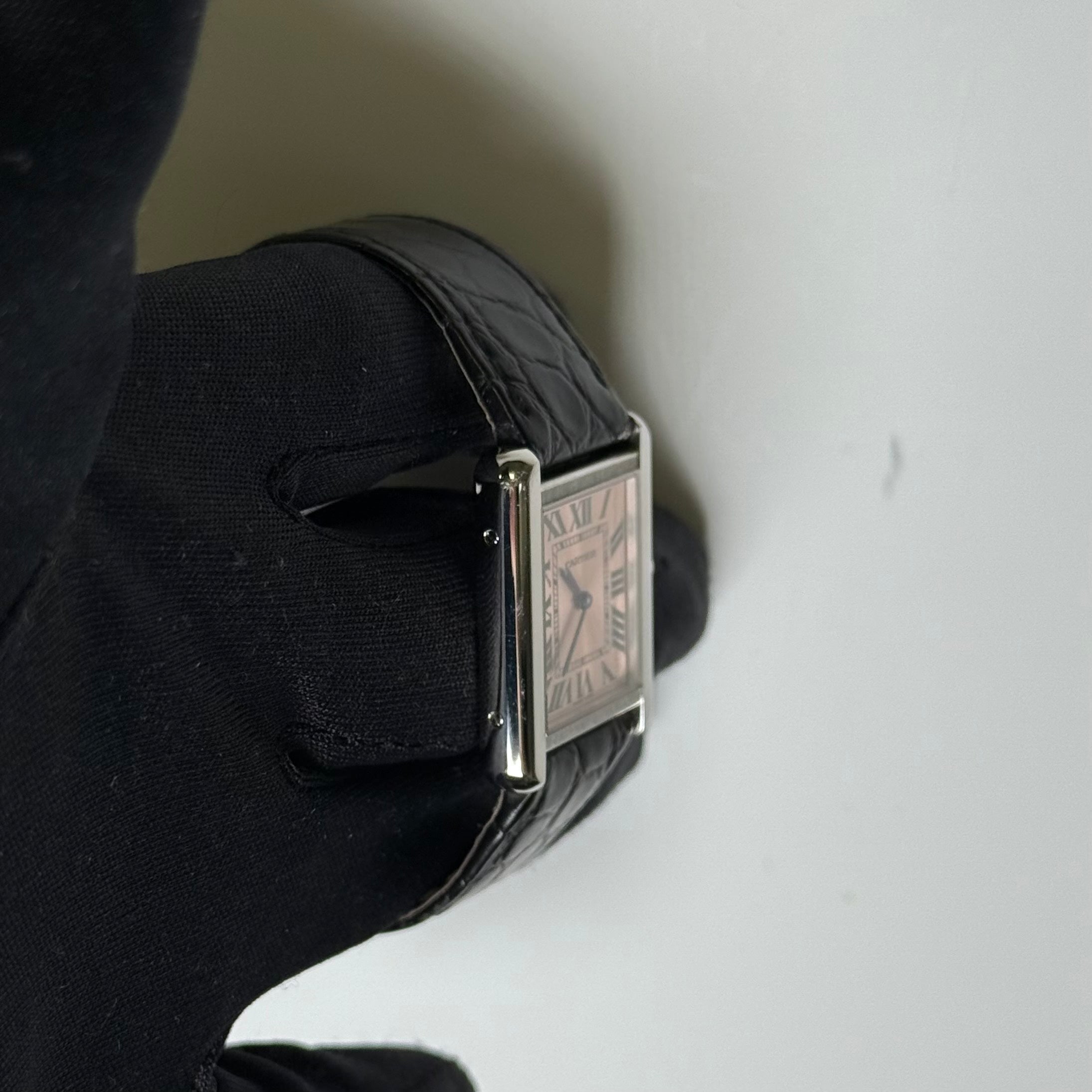 Cartier Tank 31mm Pink Dial Watch Ref# W5200000