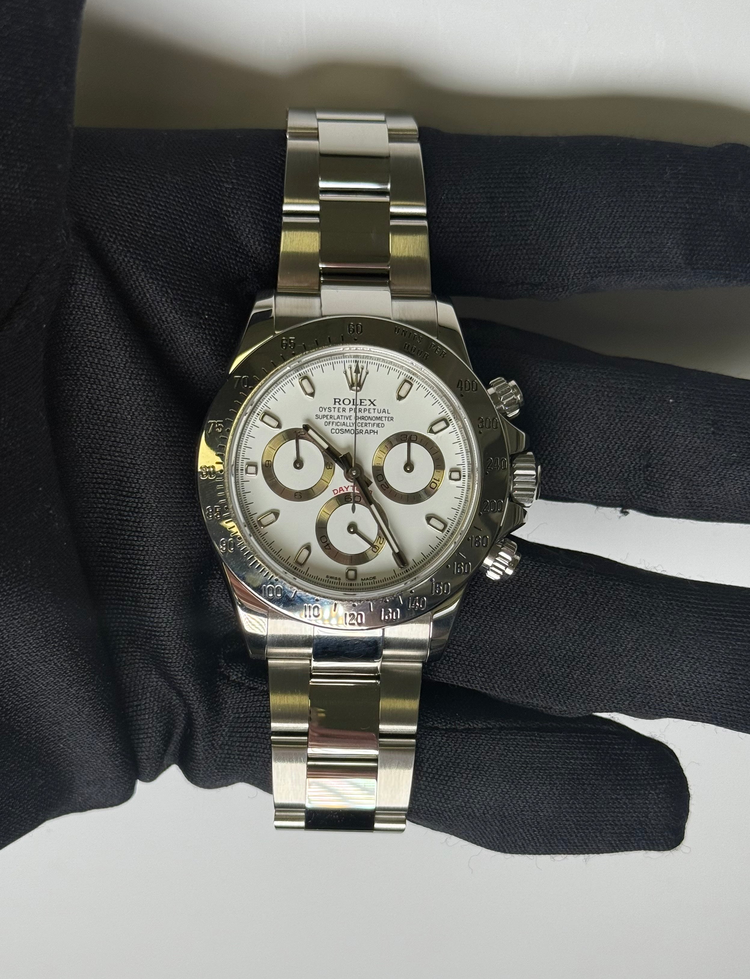 Rolex Daytona 40mm Black Dial Watch Ref# 116520 - Happy Jewelers Fine Jewelry Lifetime Warranty