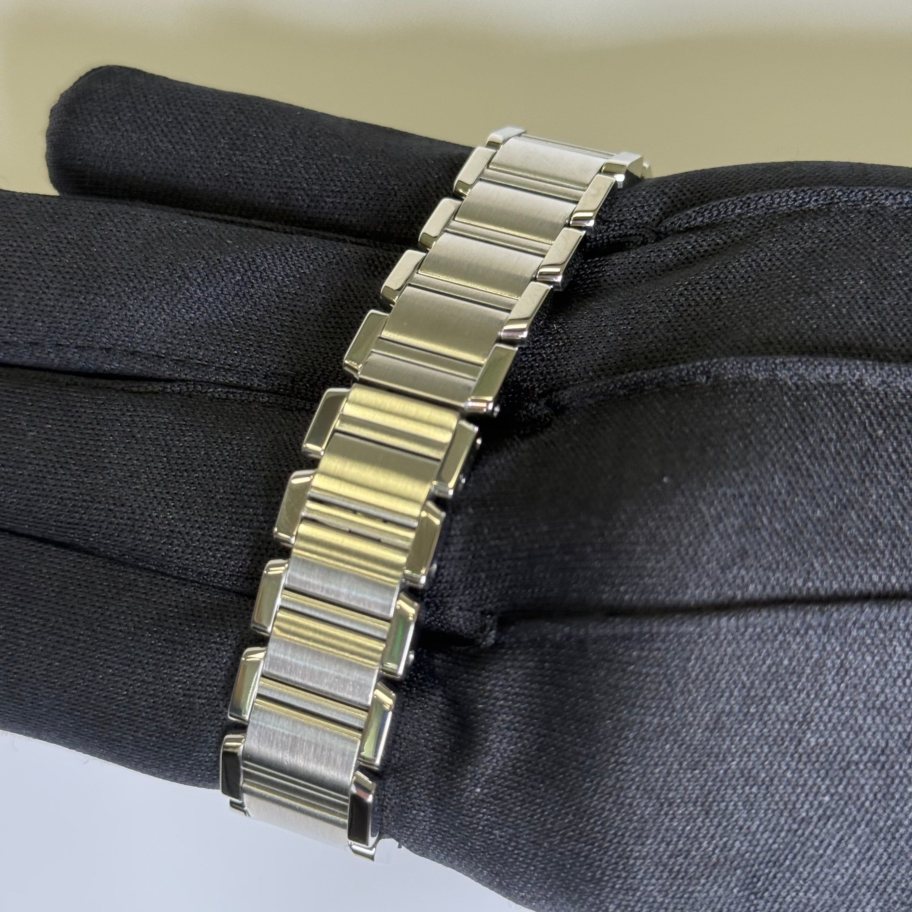 Cartier Tank 20mm Ivory Dial Watch Ref# W51008Q3