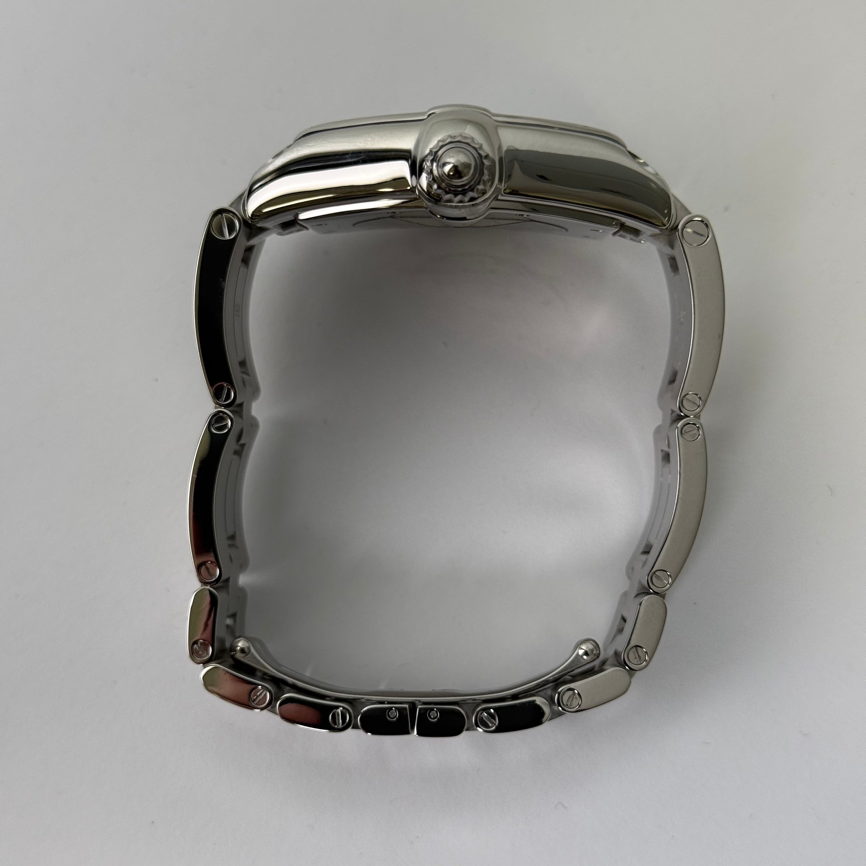 Cartier Roadster 35mm Silver Dial Watch Ref# W62025V3