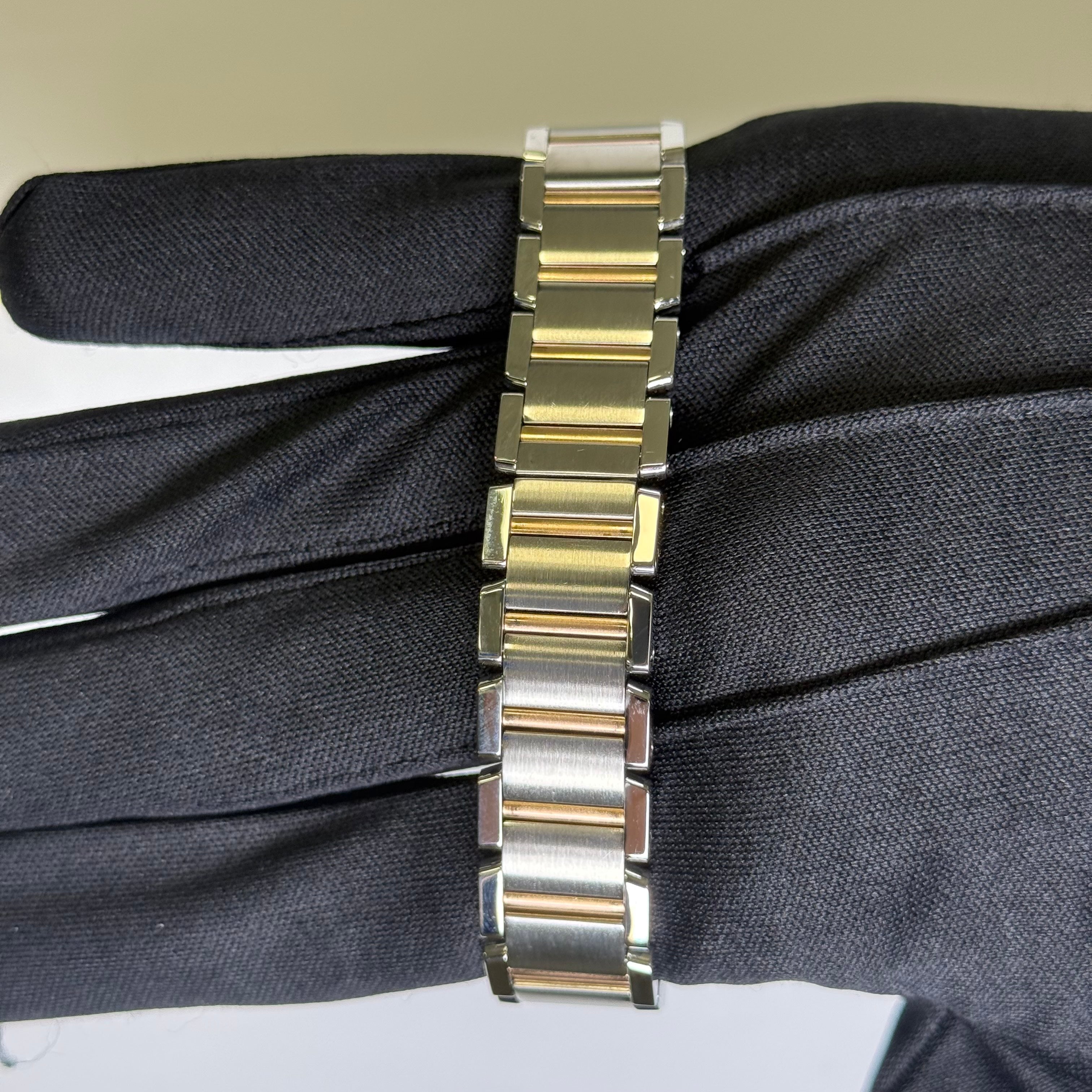 Cartier Tank 20mm Pink Dial Watch Ref# W51027Q4