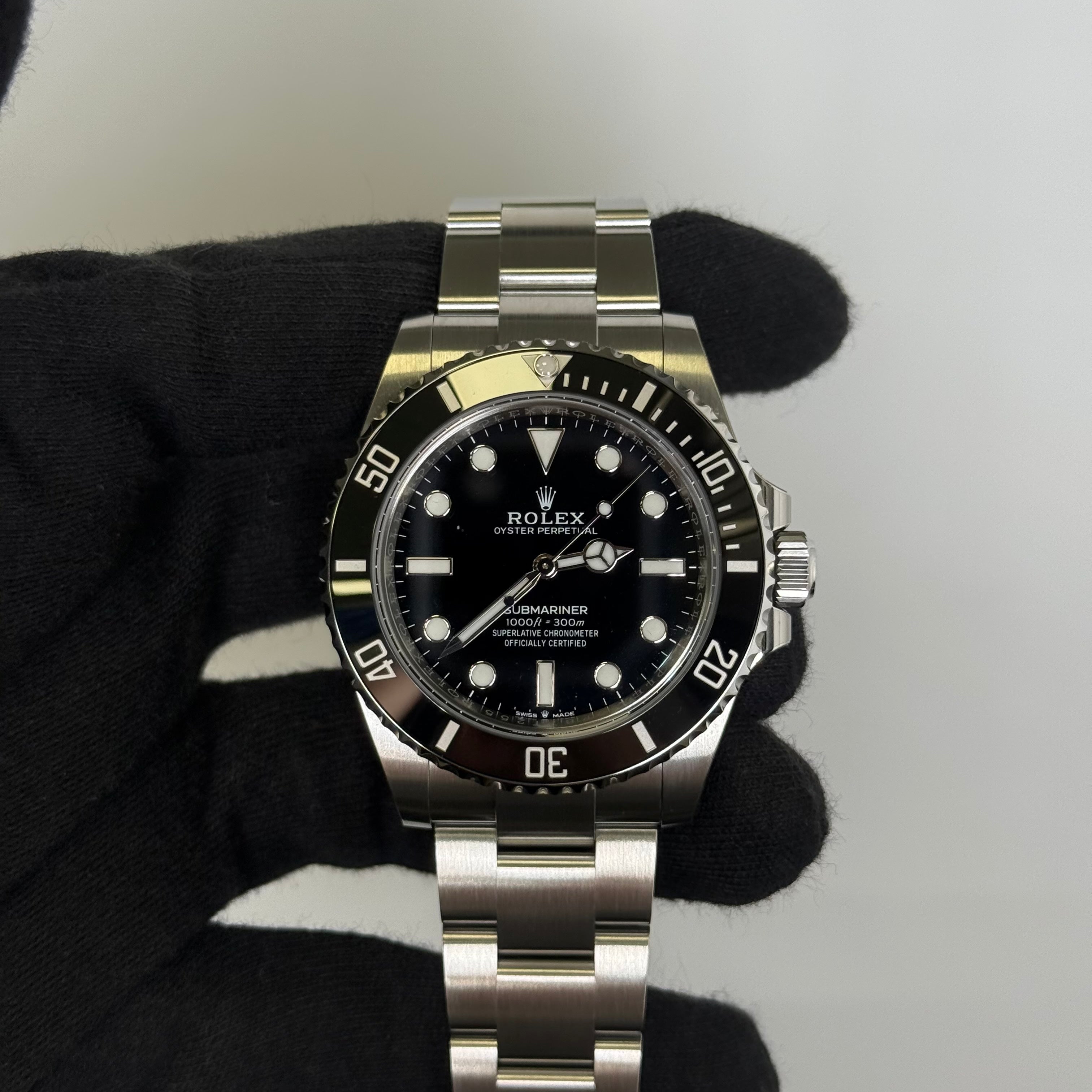Rolex Submariner 41mm Black Dial Watch Ref# 124060