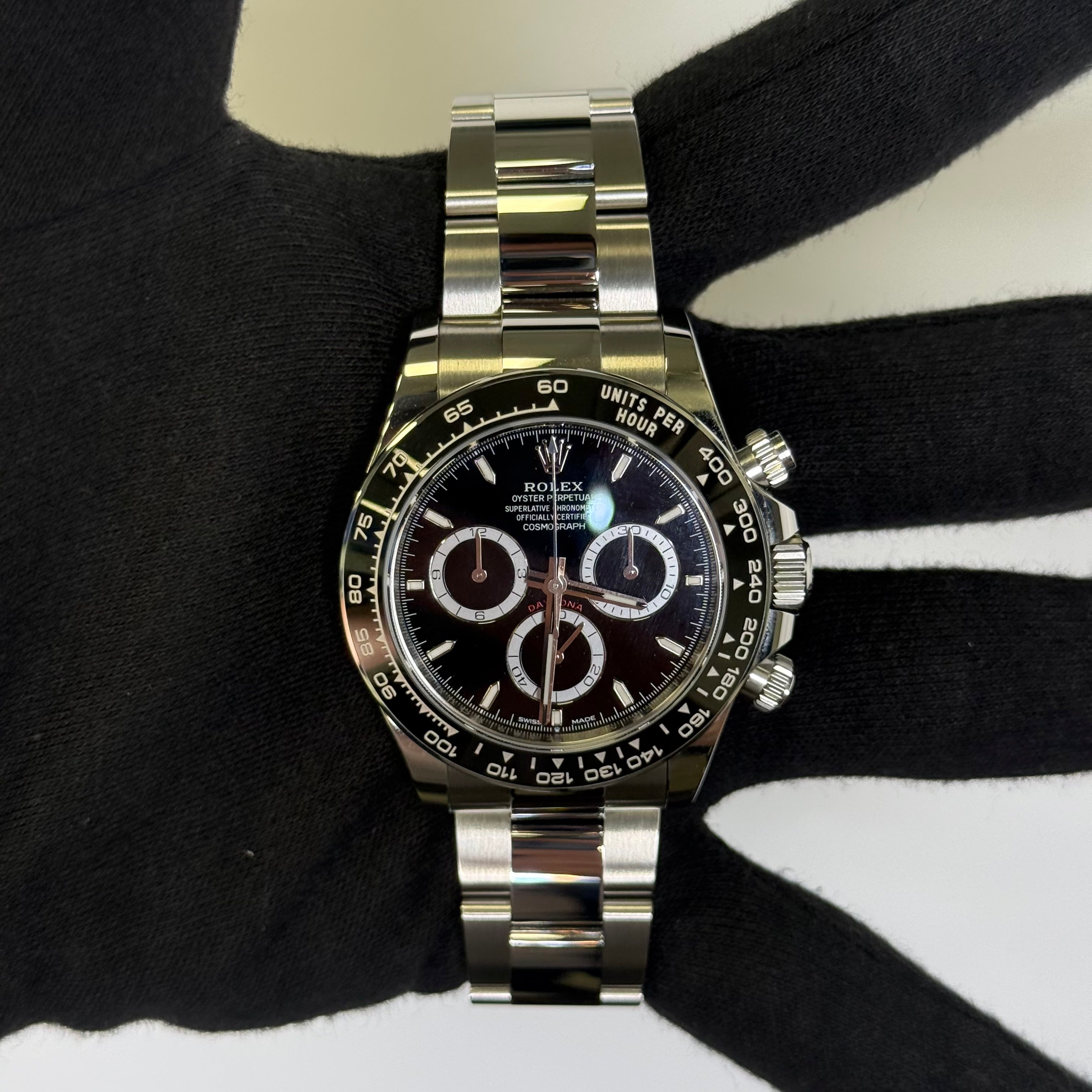 Rolex Daytona 40mm Black Dial Watch Ref# 126500LN