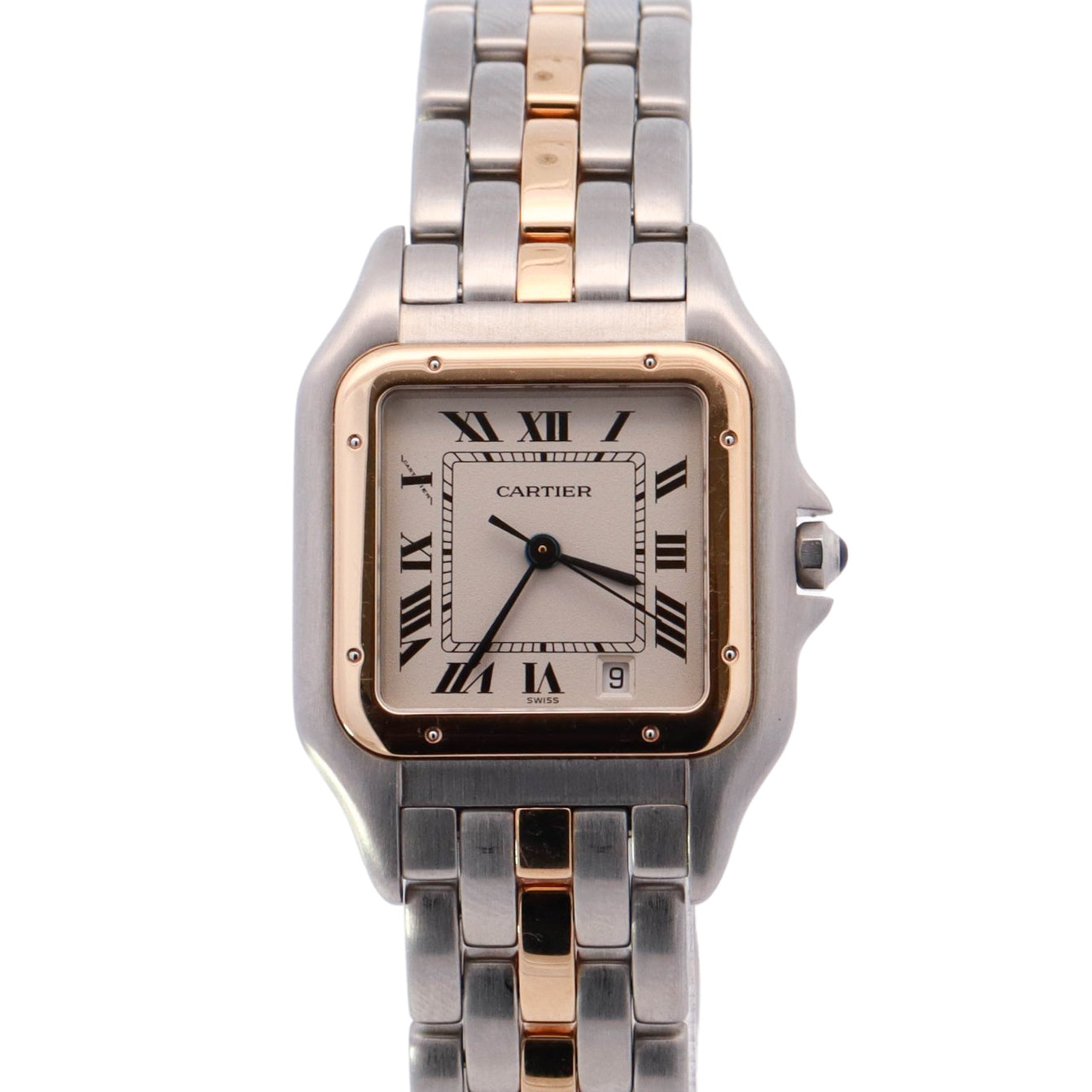 Cartier Panthere 27mm Ivory Roman Dial Watch Ref# 83083241 - Happy Jewelers Fine Jewelry Lifetime Warranty