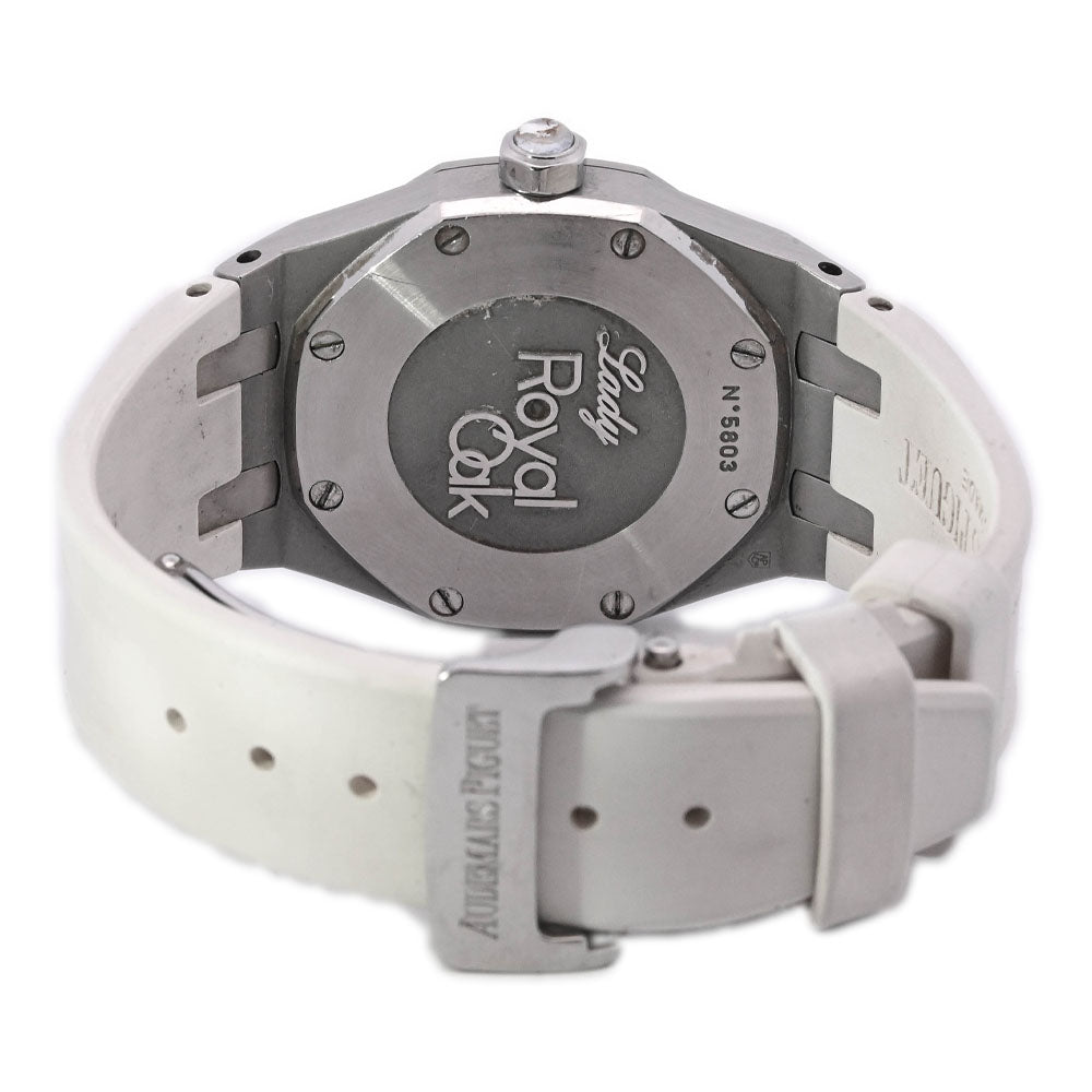 Audemars Piguet Ladies Royal Oak Stainless Steel 33mm Silver Stick Dial Watch Reference# 67621ST.ZZ.D012CR.02 - Happy Jewelers Fine Jewelry Lifetime Warranty