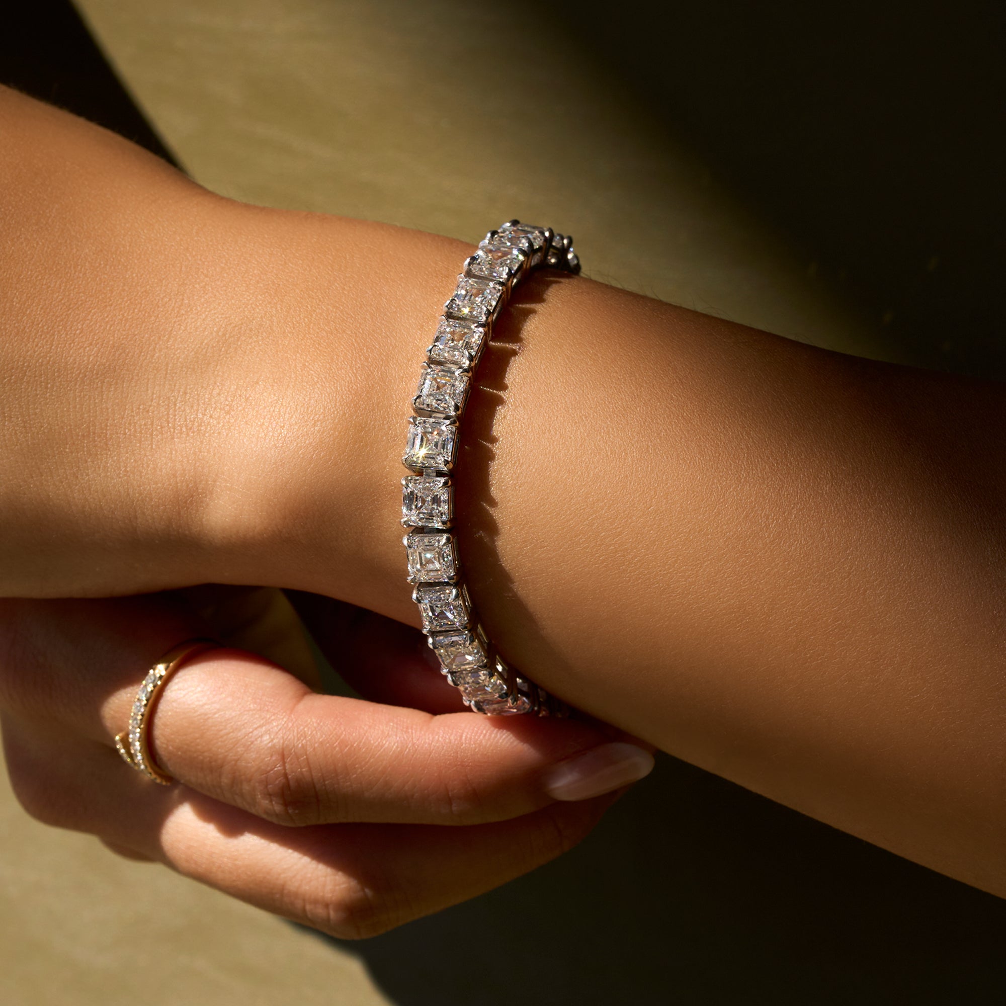 Asscher Diamonds Bracelet