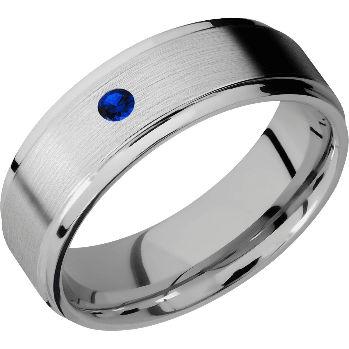 Titanium + Satin , Polish Finish - Happy Jewelers Fine Jewelry Lifetime Warranty