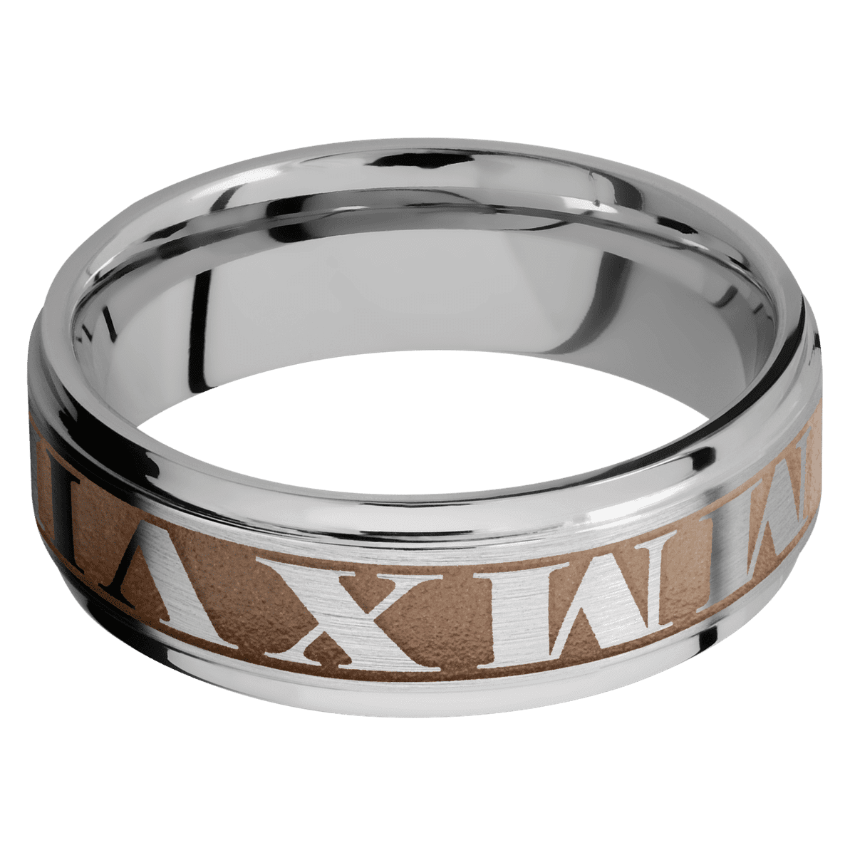 Titanium + Satin , Polish Finish - Happy Jewelers Fine Jewelry Lifetime Warranty
